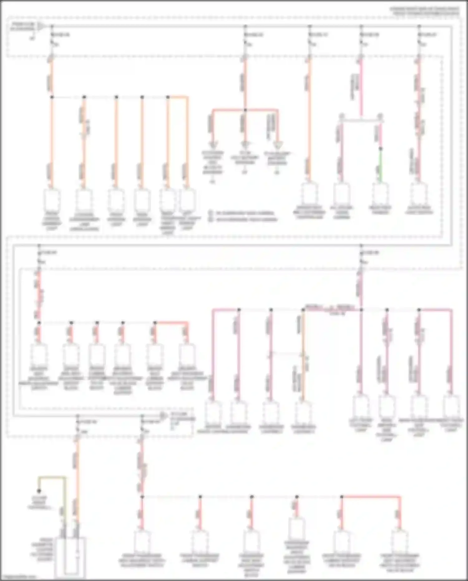M4 BMW G82 (2020-2024): Power distribution circuit (4 of 7)