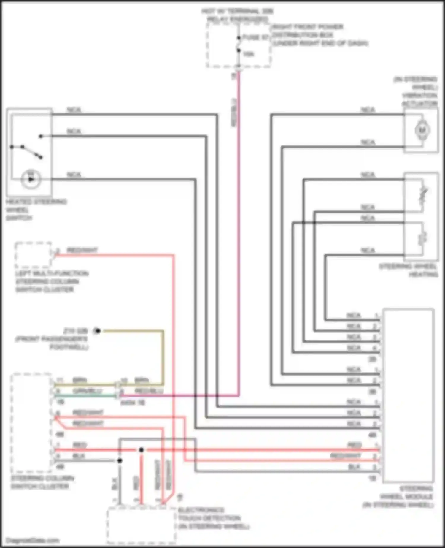 M4 BMW G82 (2020-2024): Heated steering wheel circuit