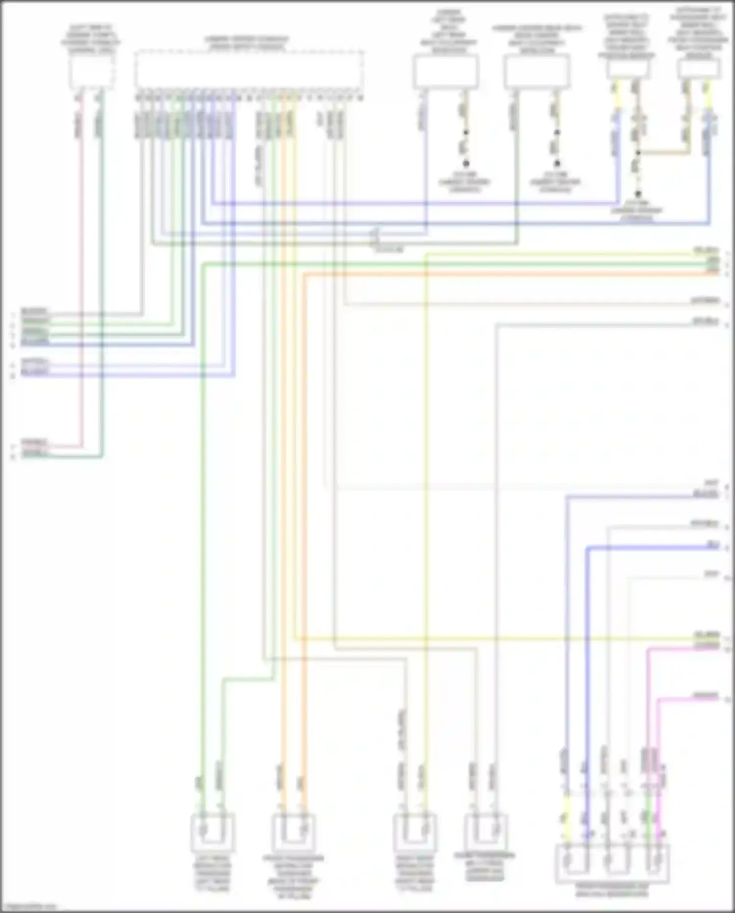 M4 BMW G82 (2020-2024): Supplemental restraints circuit (3 of 4)