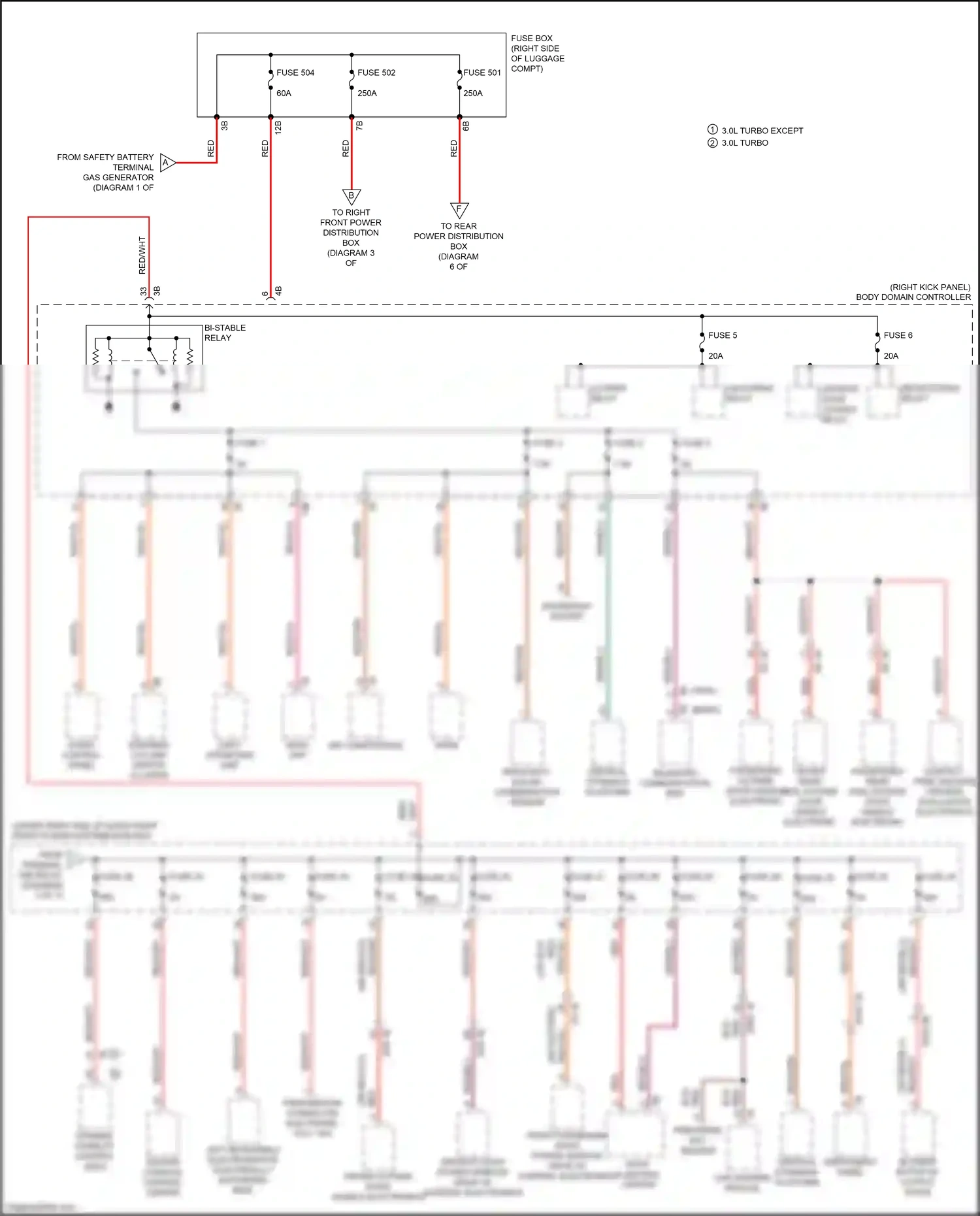 Wiring diagram audio control panel for BMW M4 G82 (2020-2024) (5 of 8)
