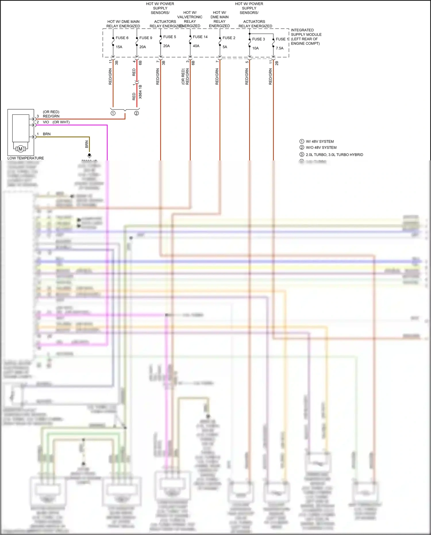 Wiring diagram blk/blu for BMW M4 G82 (2020-2024) (4 of 8)