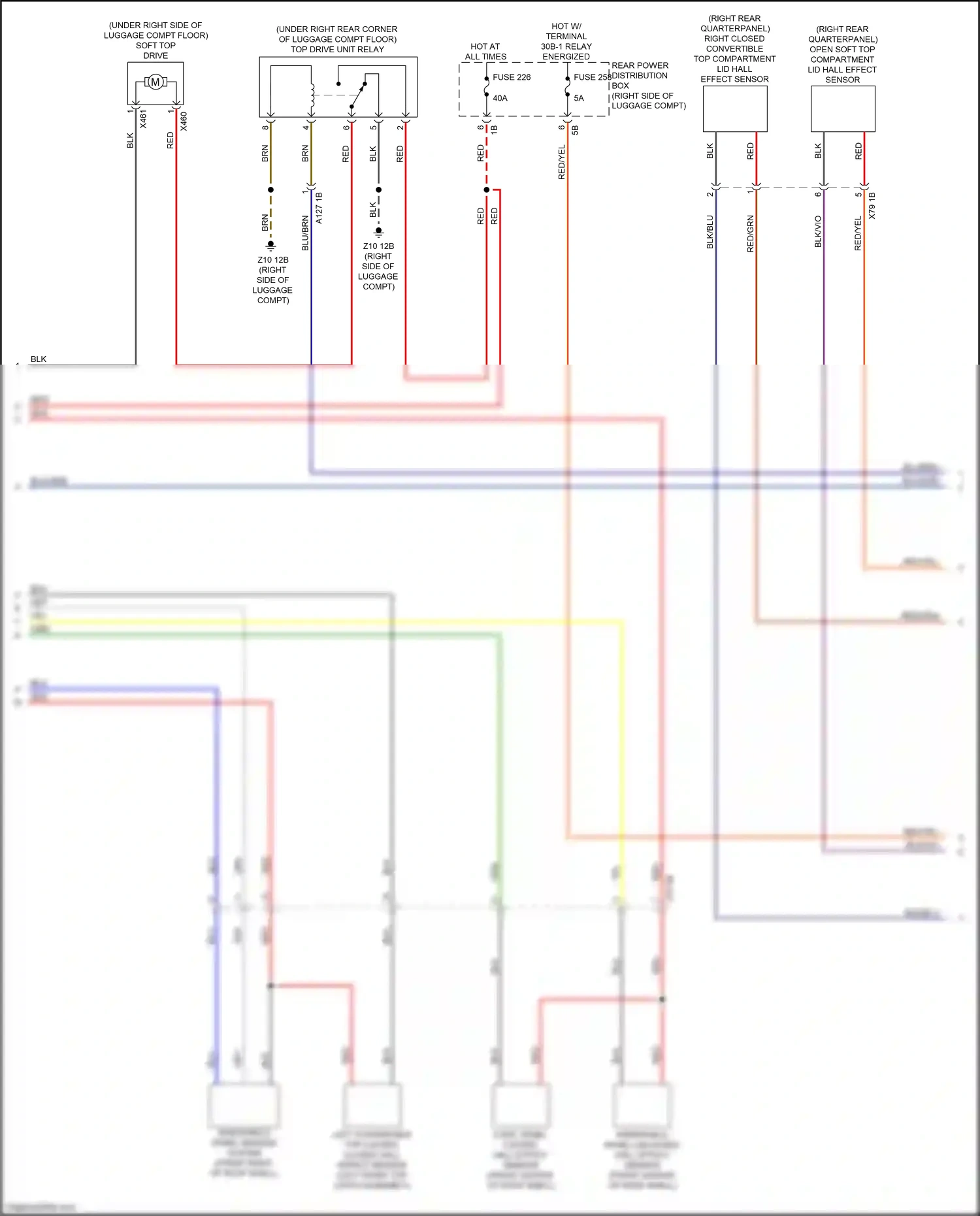 Wiring diagram blk/blu for BMW M4 G82 (2020-2024) (2 of 8)