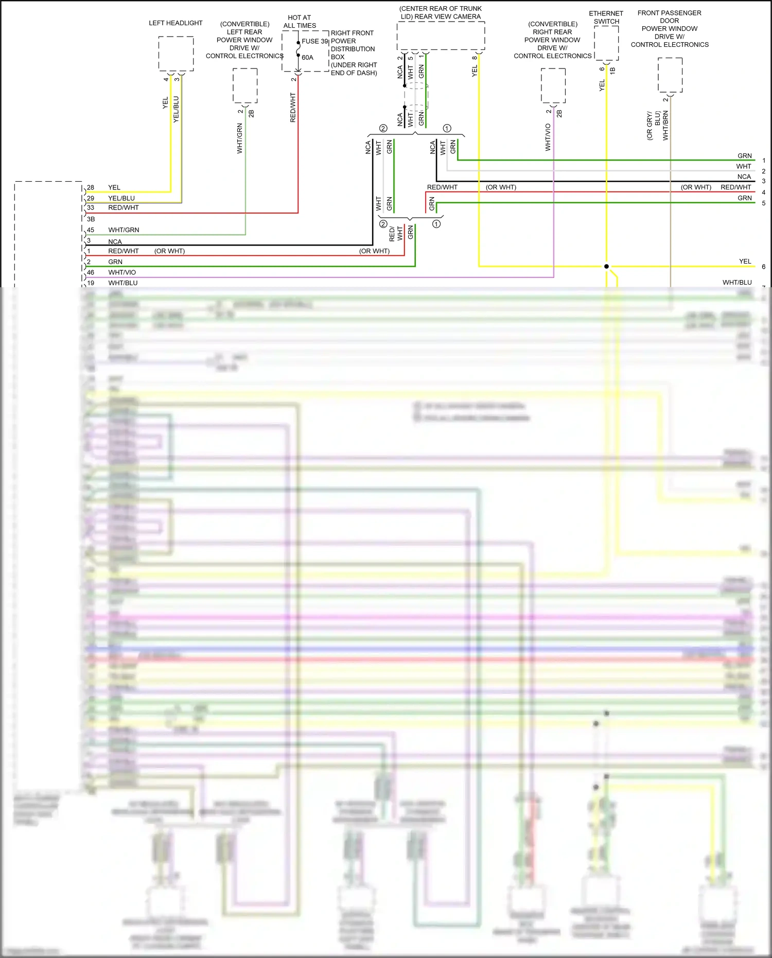 Wiring diagram body domain controller for BMW M4 G82 (2020-2024) (25 of 46)