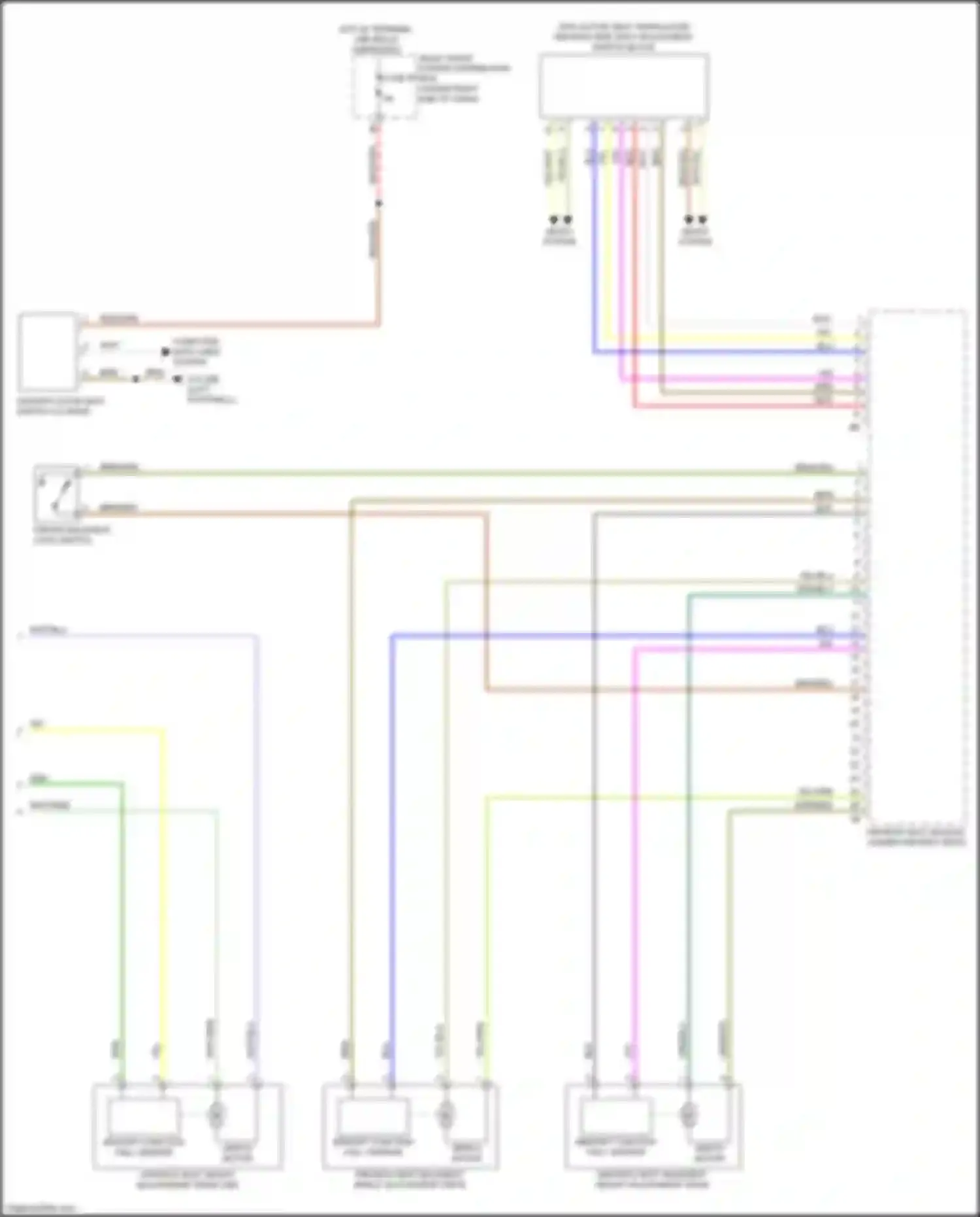 Wiring diagram computer data lines system for BMW M4 G82 (2020-2024)