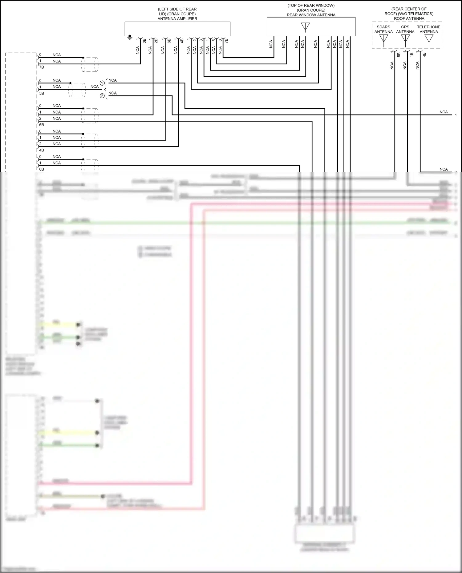 Wiring diagram computer data lines system for BMW M4 G82 (2020-2024) (11 of 100)