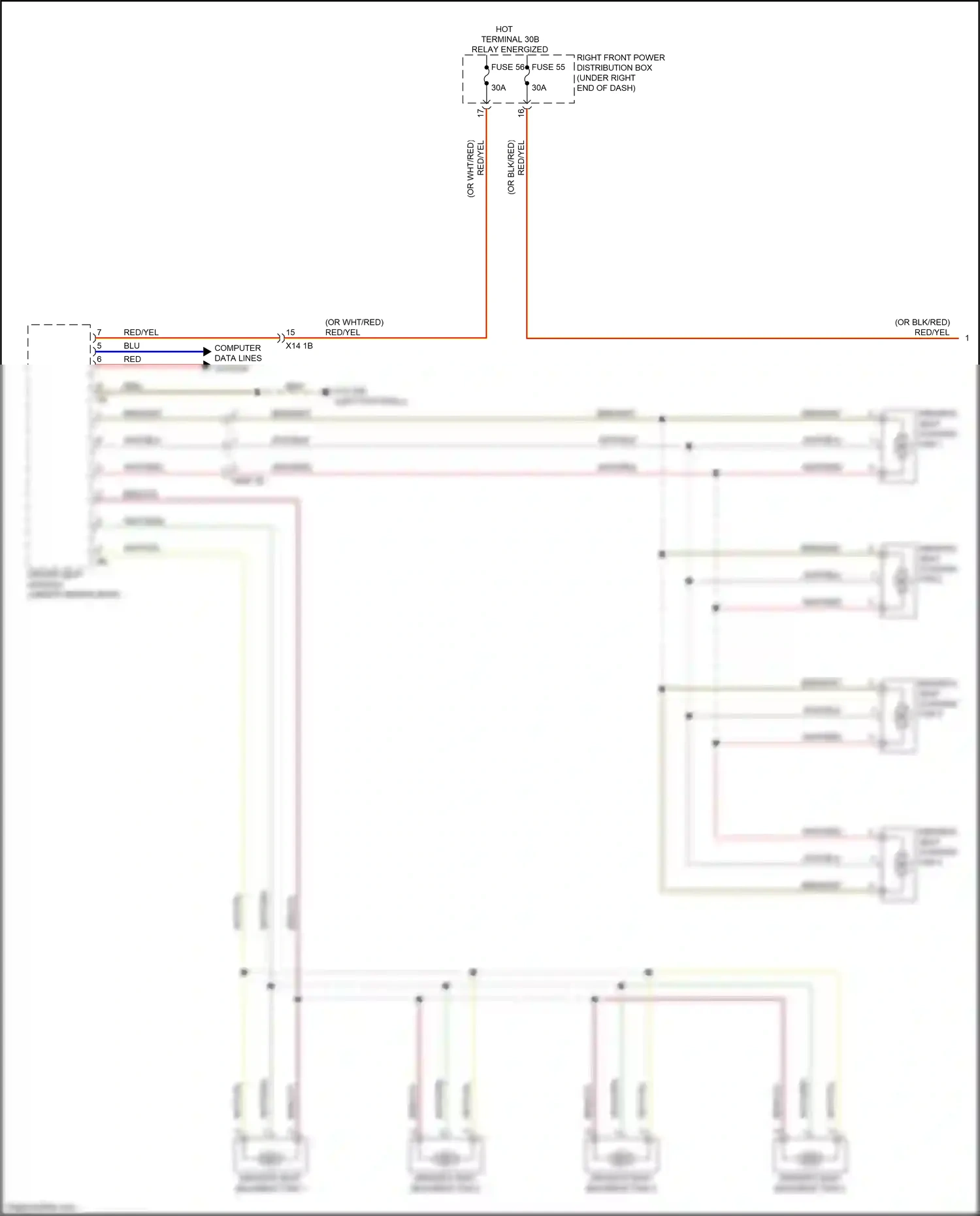 Wiring diagram computer data lines system for BMW M4 G82 (2020-2024) (77 of 100)