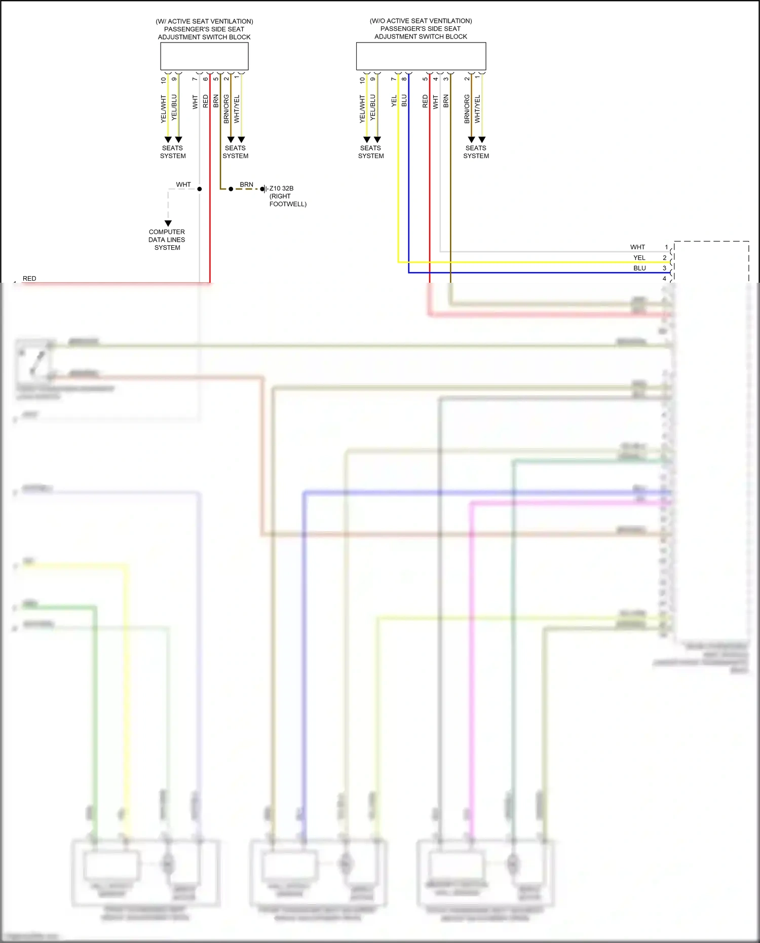 Wiring diagram computer data lines system for BMW M4 G82 (2020-2024) (6 of 100)