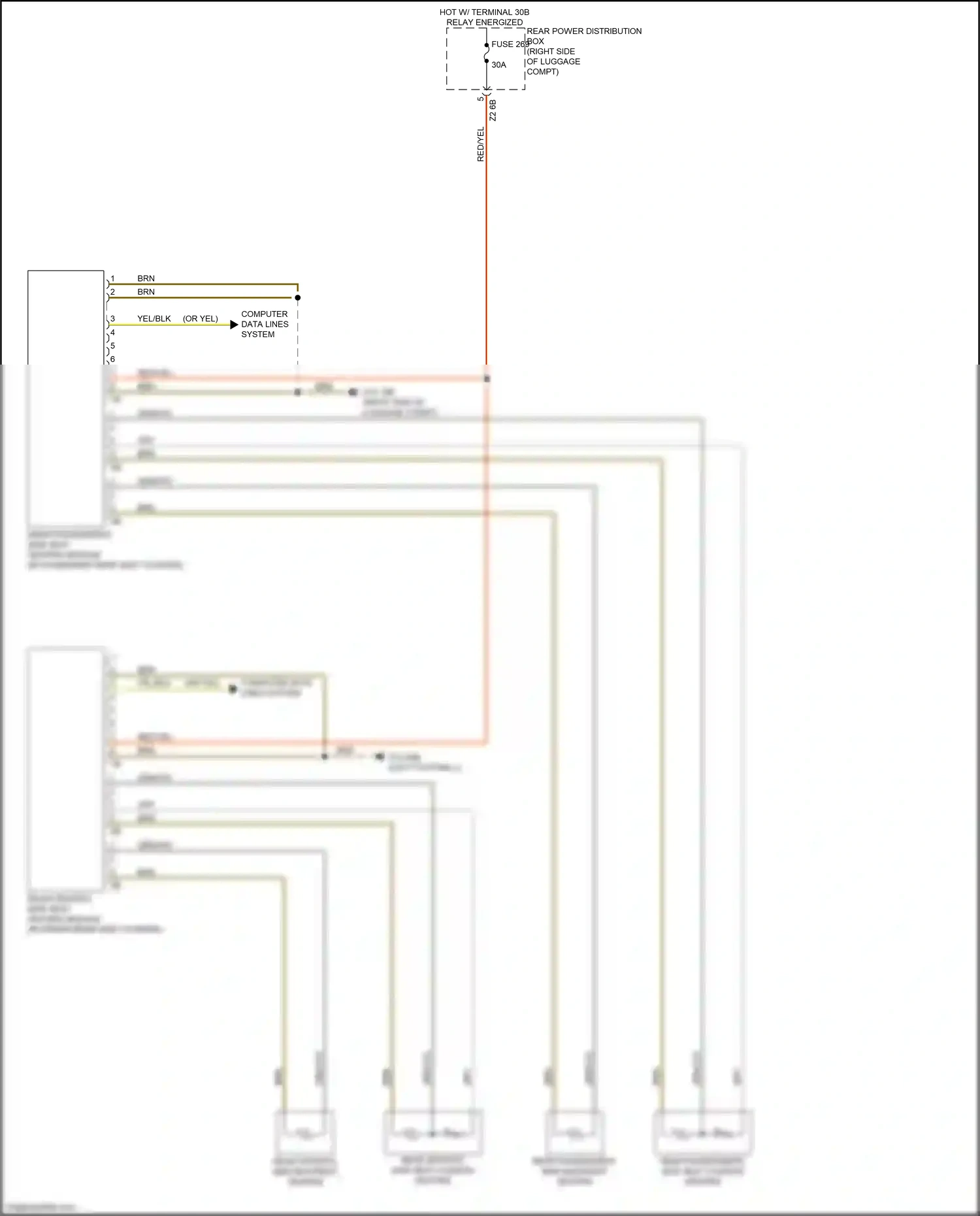 Wiring diagram computer data lines system for BMW M4 G82 (2020-2024) (94 of 100)