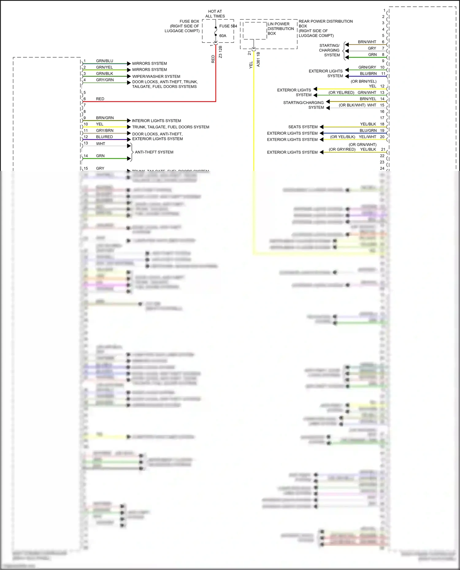 Wiring diagram computer data lines system for BMW M4 G82 (2020-2024) (72 of 100)