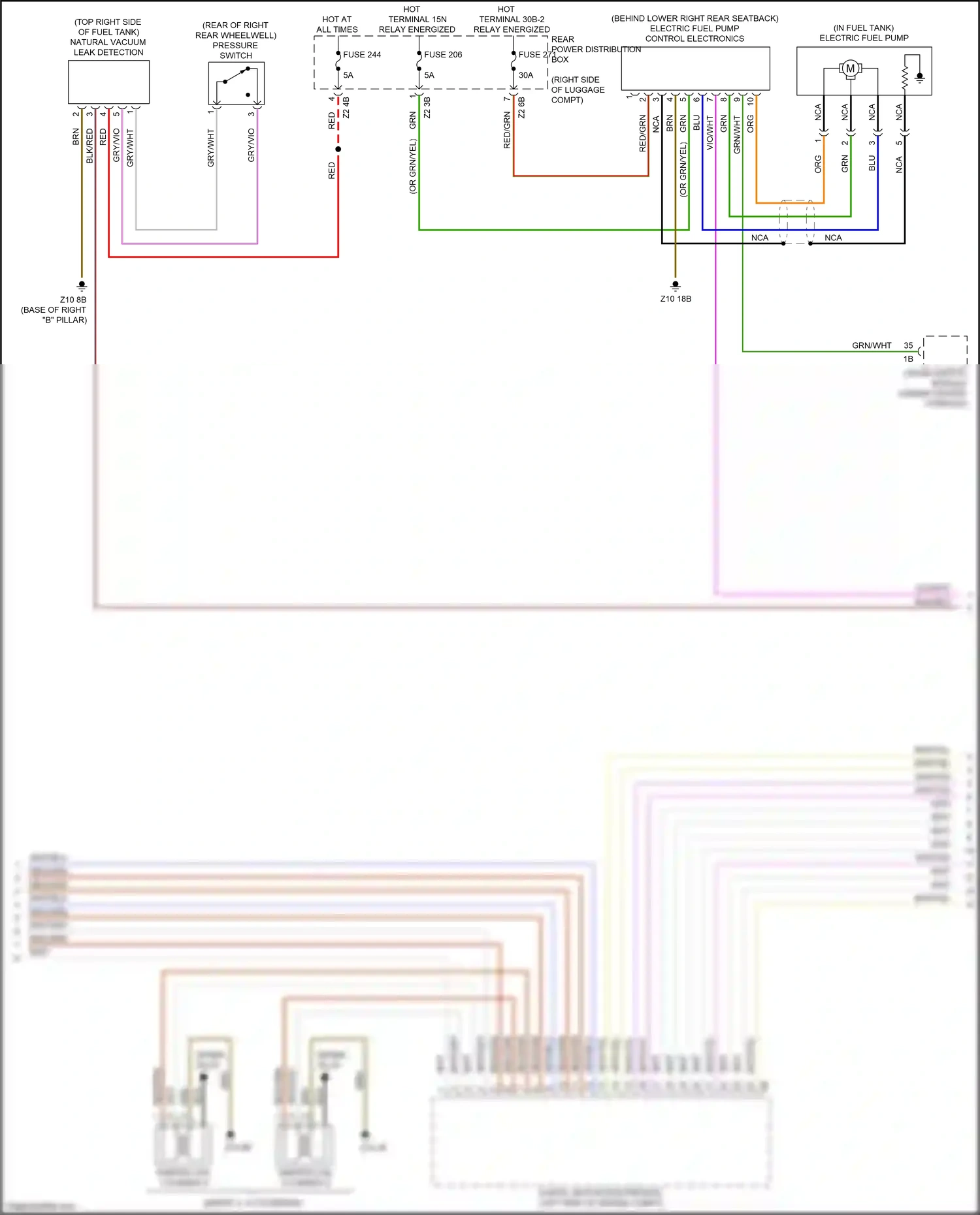 Wiring diagram crash safety module for BMW M4 G82 (2020-2024) (17 of 17)