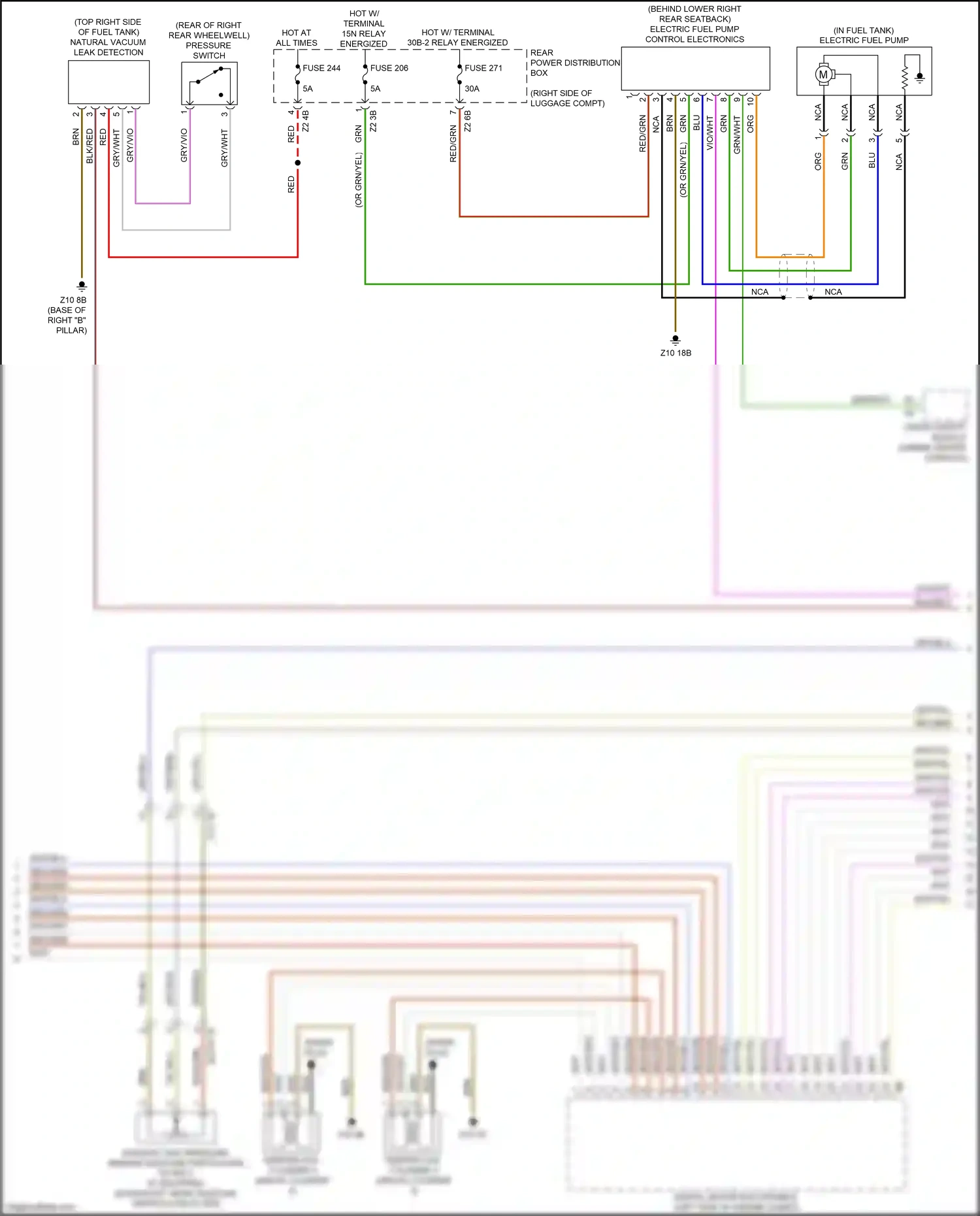 Wiring diagram crash safety module for BMW M4 G82 (2020-2024) (16 of 17)