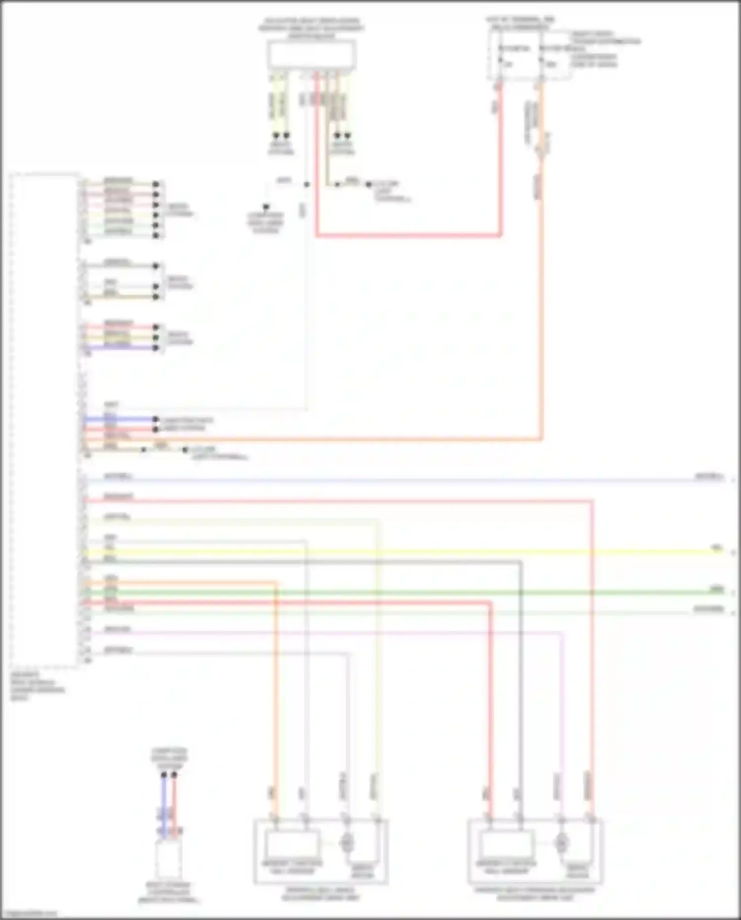 Wiring diagram computer data lines system for BMW M4 G82 (2020-2024)