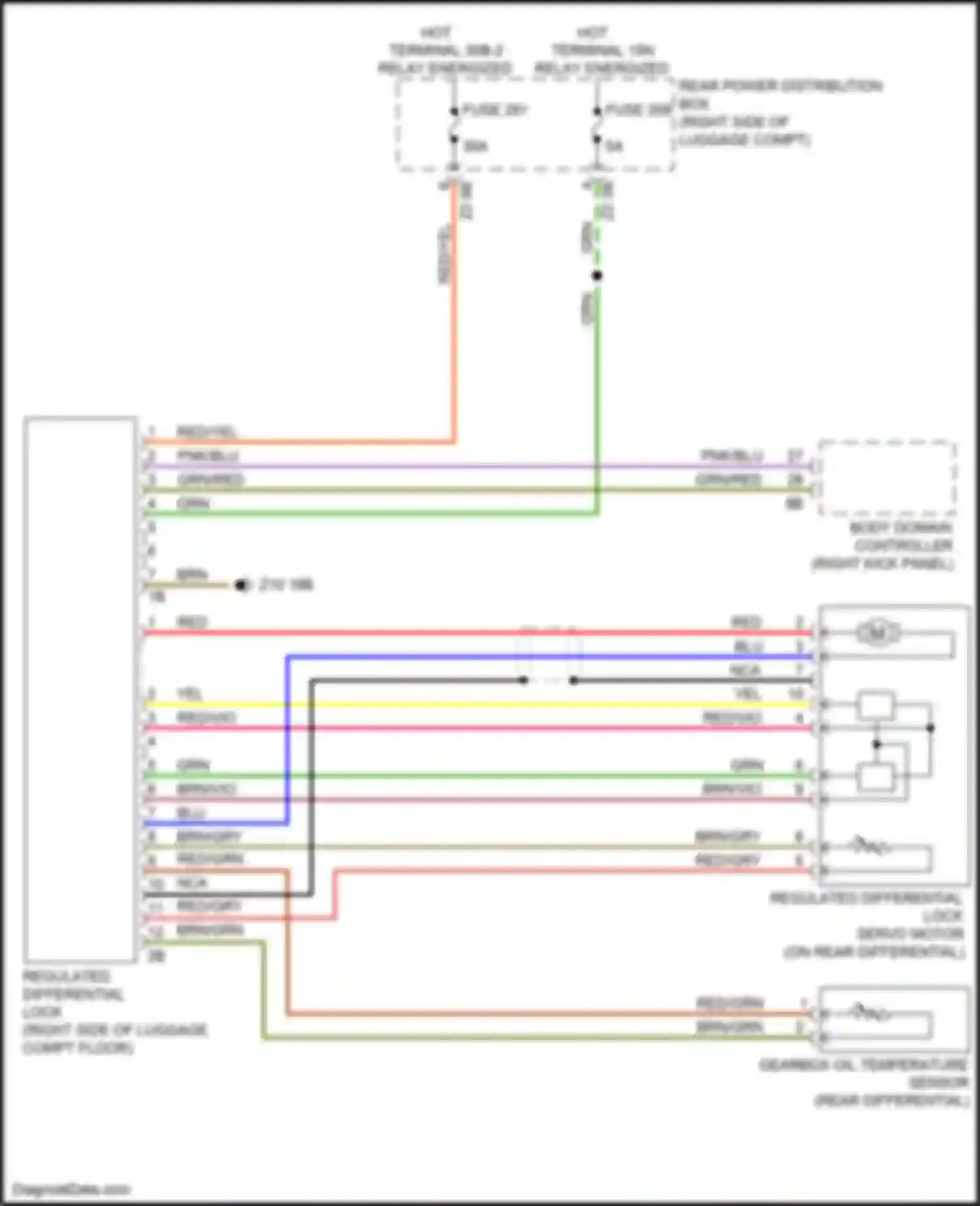 Wiring diagram fuse 209 for BMW M4 G82 (2020-2024) (3 of 3)