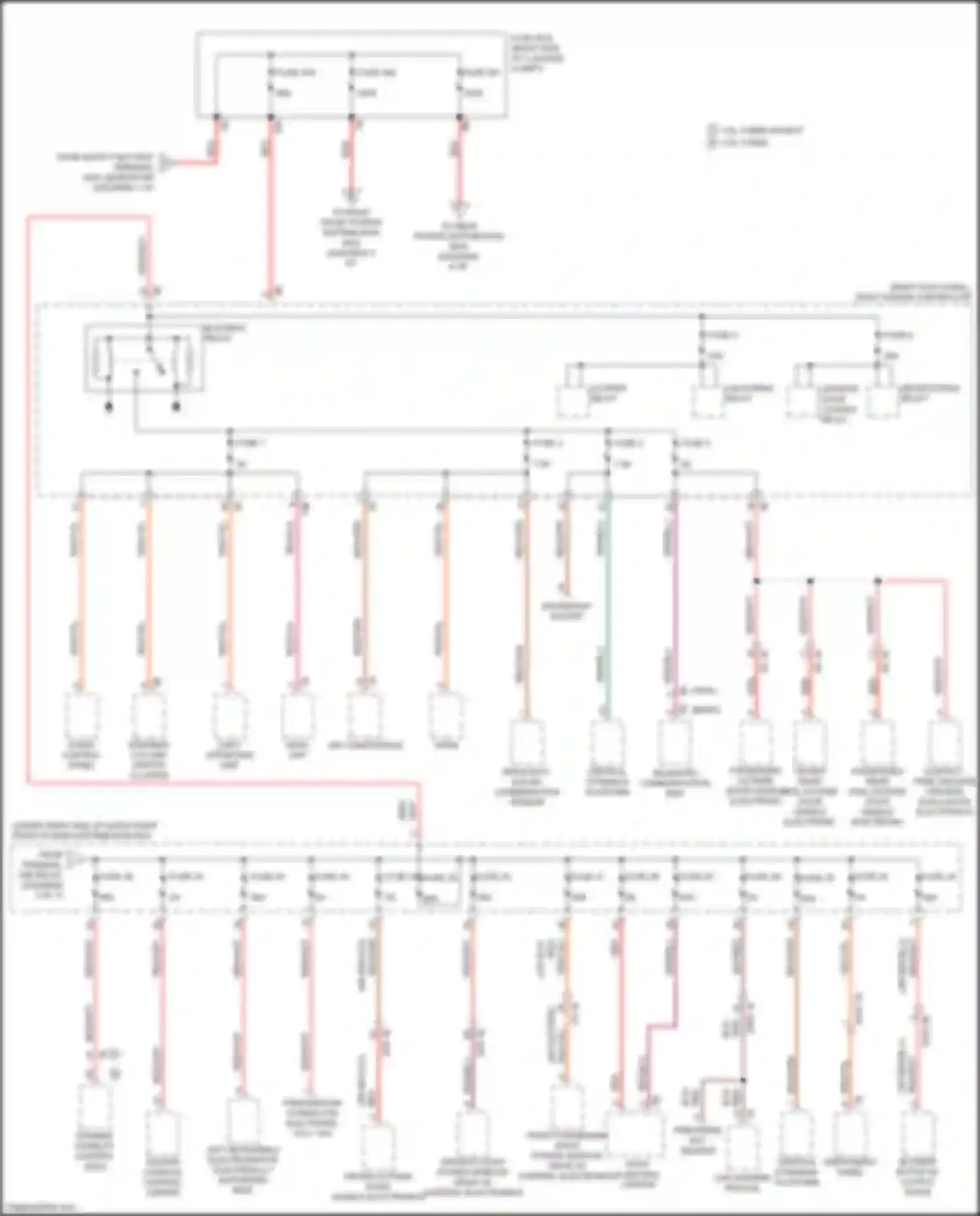 Wiring diagram fuse 25 for BMW M4 G82 (2020-2024) (1 of 2)