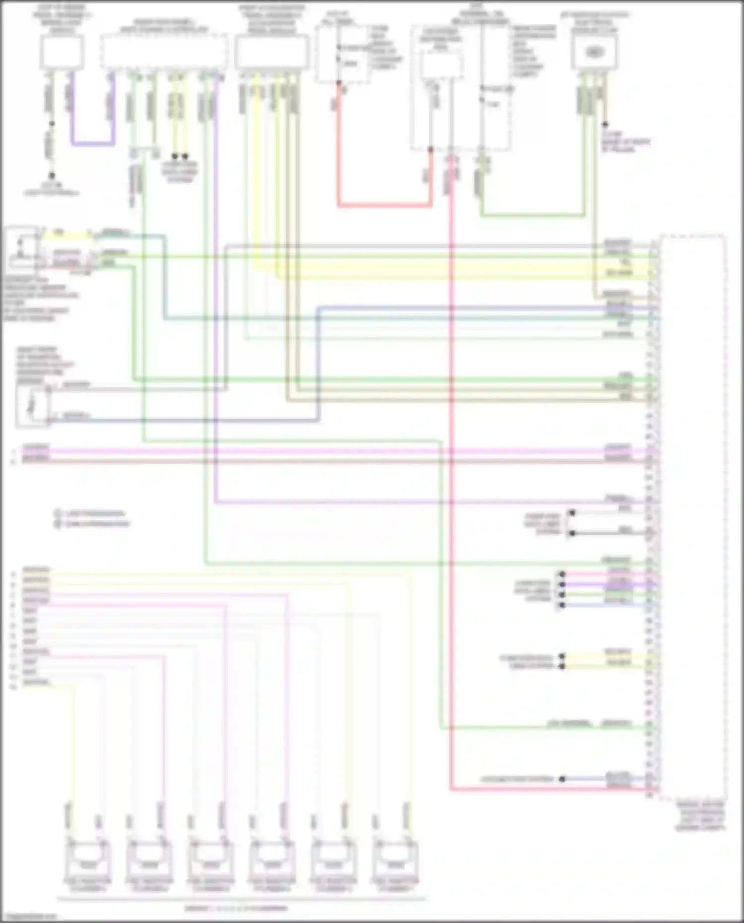 Wiring diagram fuse 501 for BMW M4 G82 (2020-2024) (3 of 3)