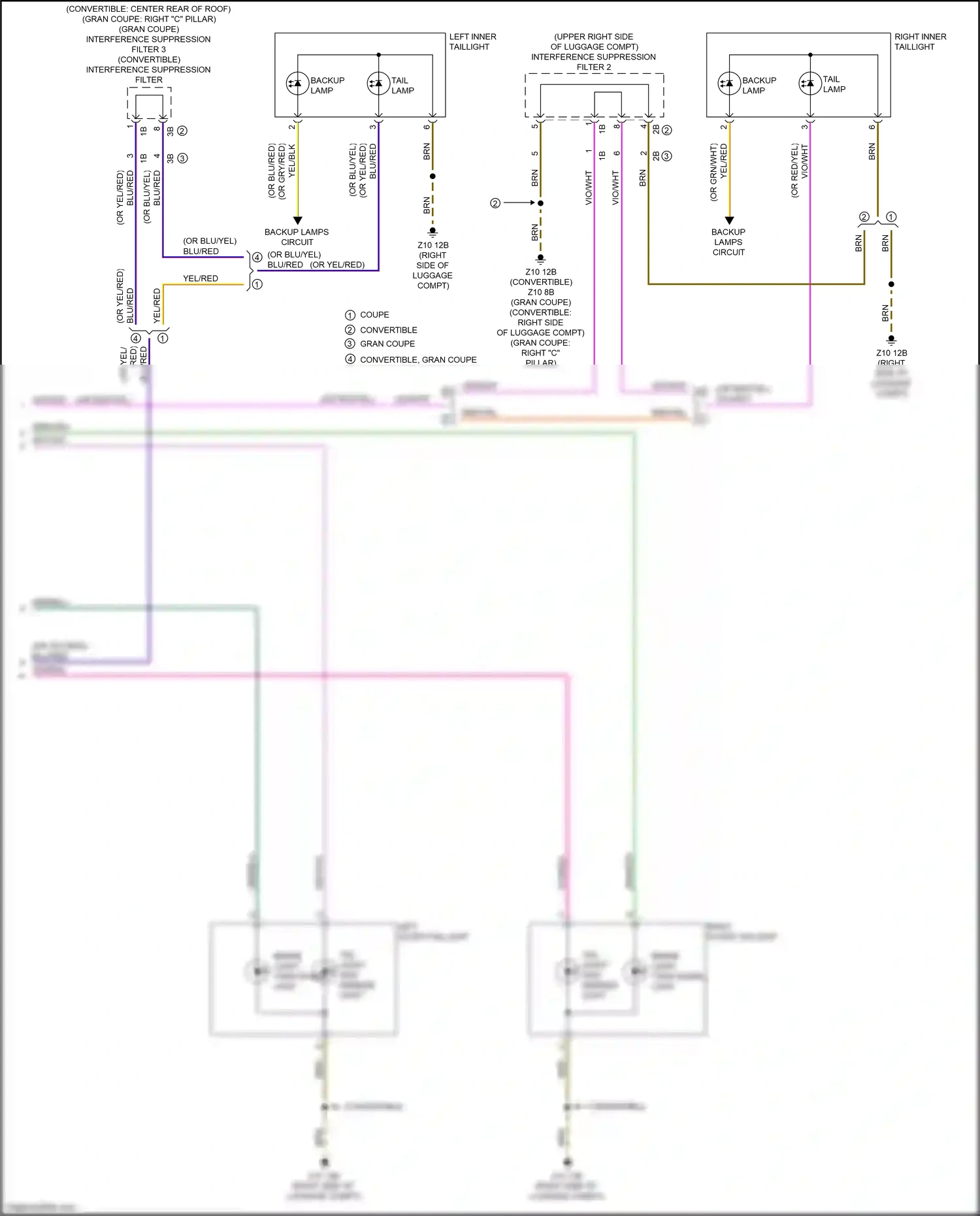 Wiring diagram gran coupe for BMW M4 G82 (2020-2024) (36 of 38)