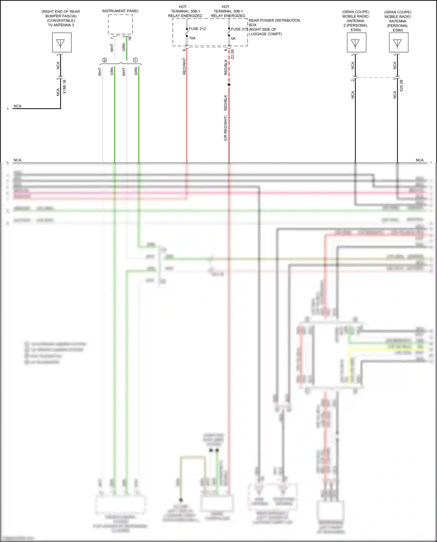 Wiring diagram gran coupe for BMW M4 G82 (2020-2024) (2 of 38)