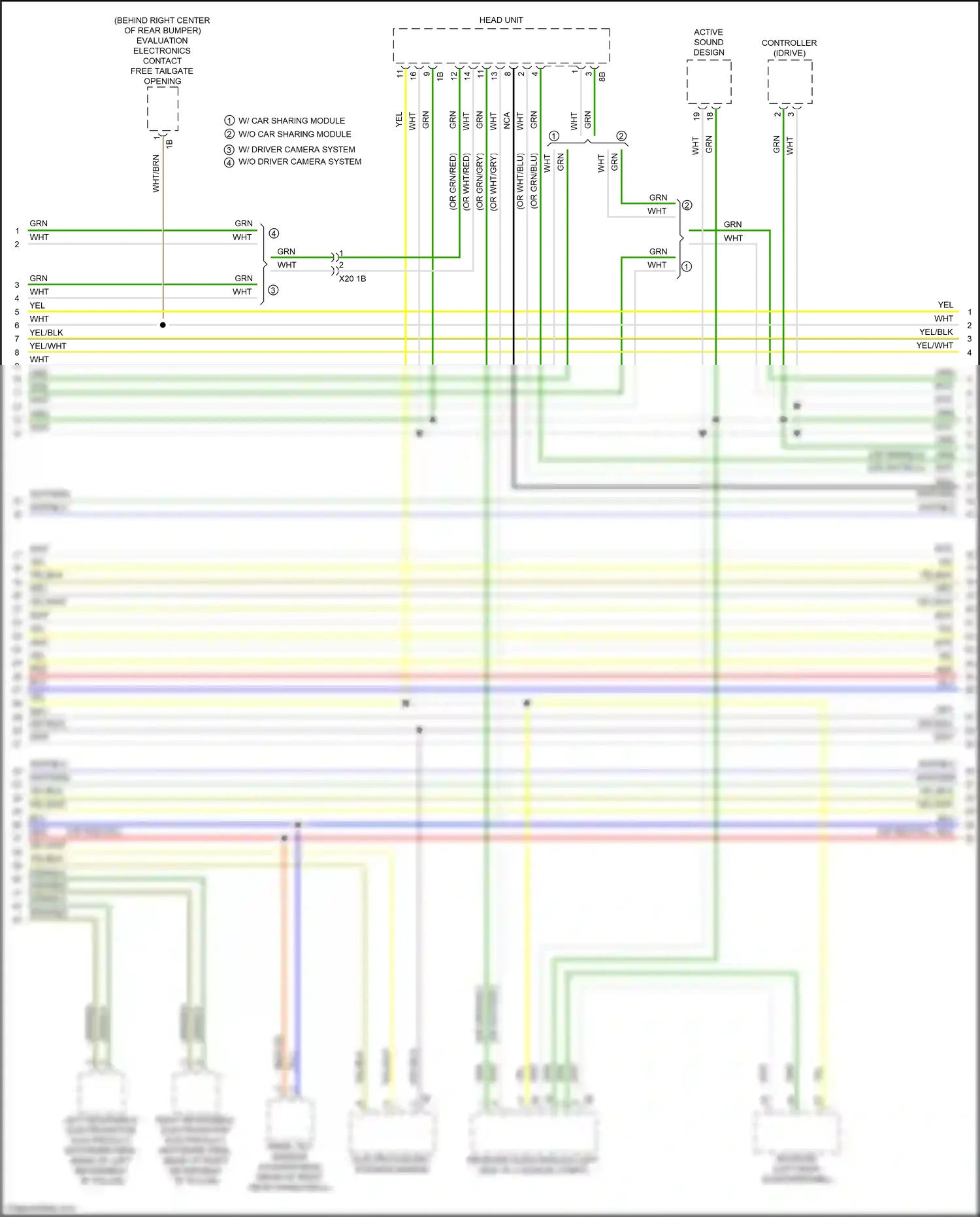 Wiring diagram gry for BMW M4 G82 (2020-2024) (28 of 69)