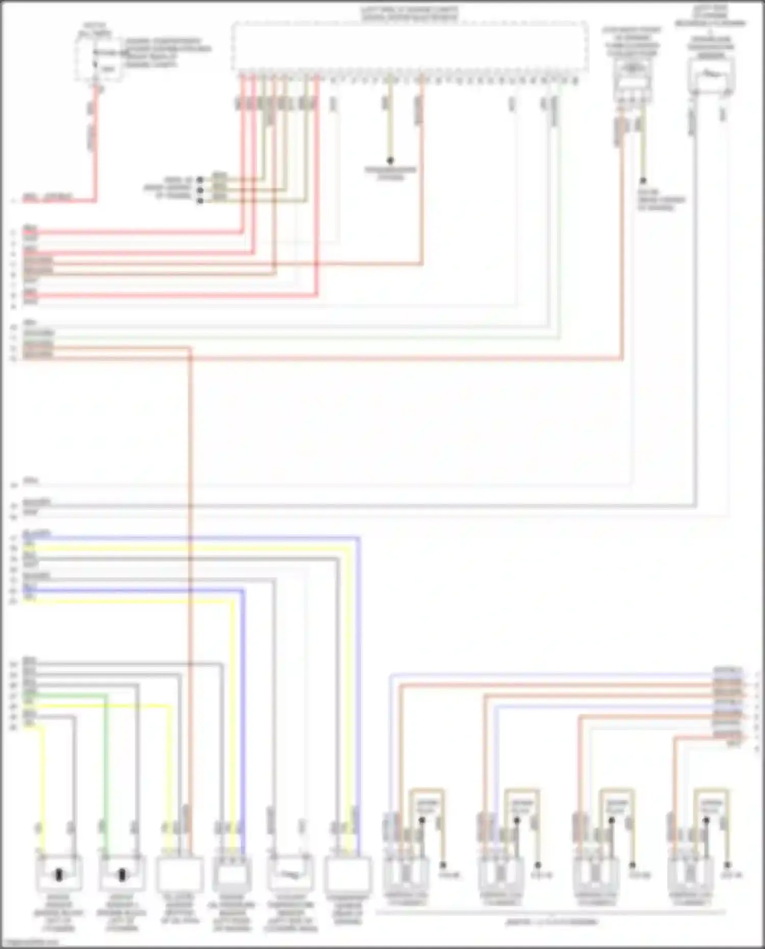 Wiring diagram spark plug for BMW M4 G82 (2020-2024)