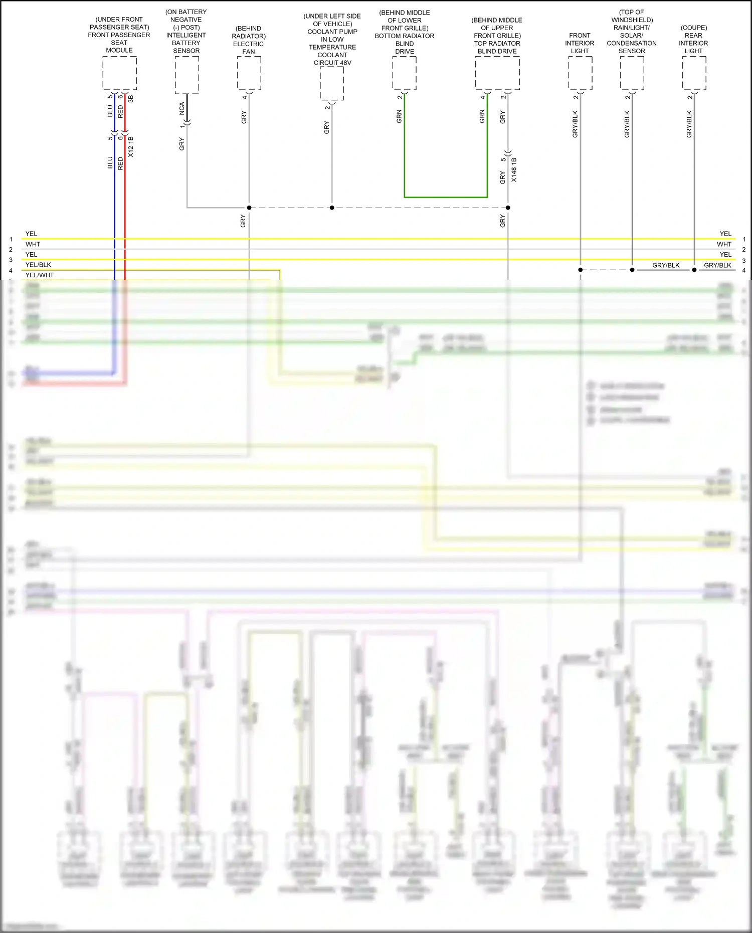 Wiring diagram light source 1 for BMW M4 G82 (2020-2024) (2 of 2)