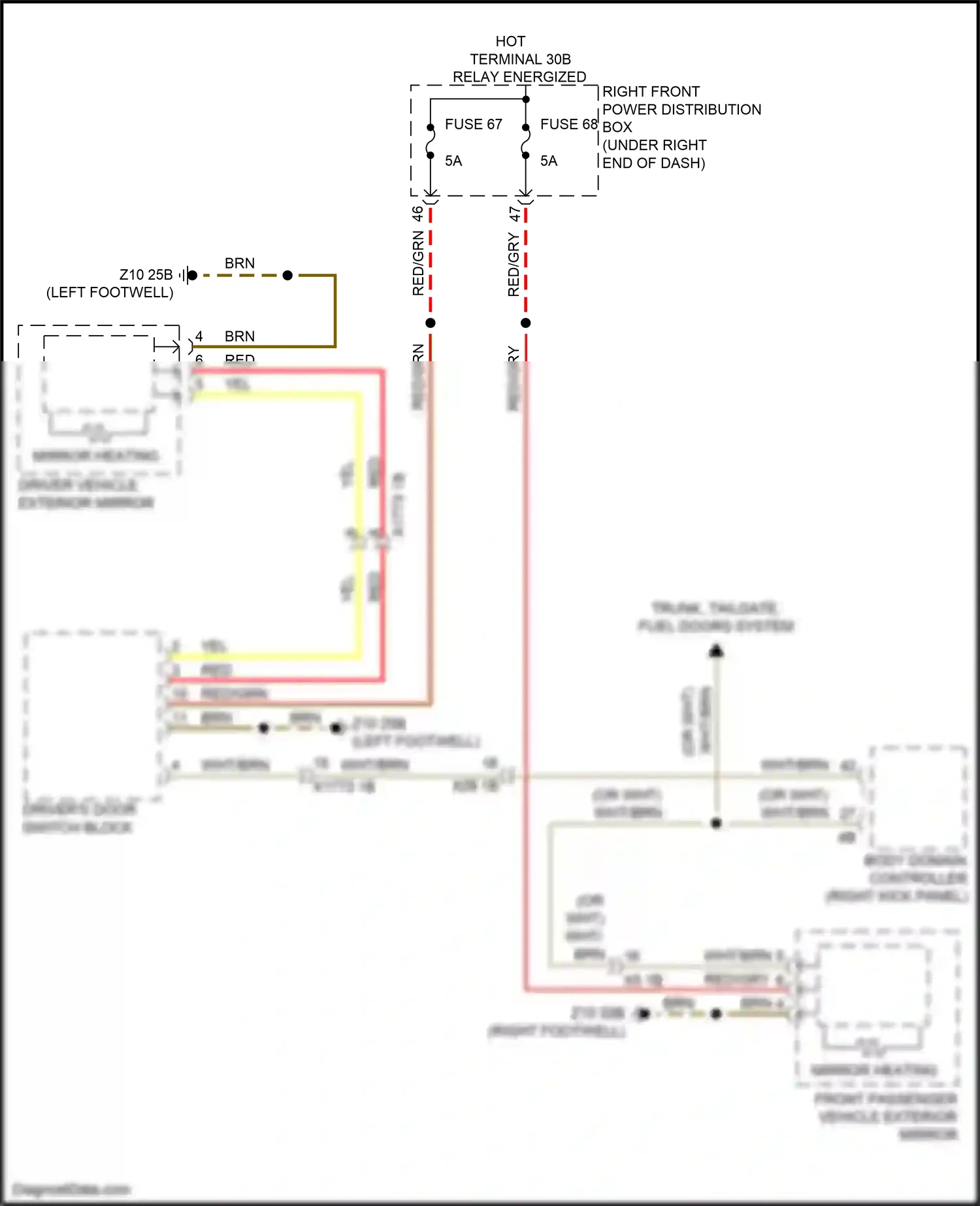 Wiring diagram (or for BMW M4 G82 (2020-2024) (1 of 2)