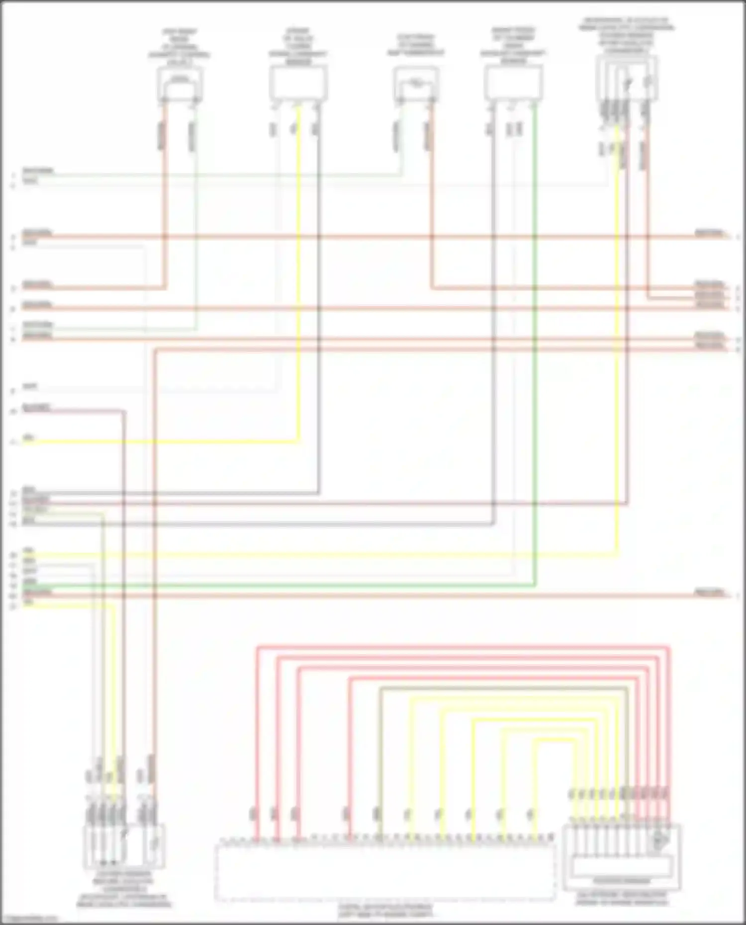 Wiring diagram oxygen sensor after catalytic converter 2 for BMW M4 G82 (2020-2024)