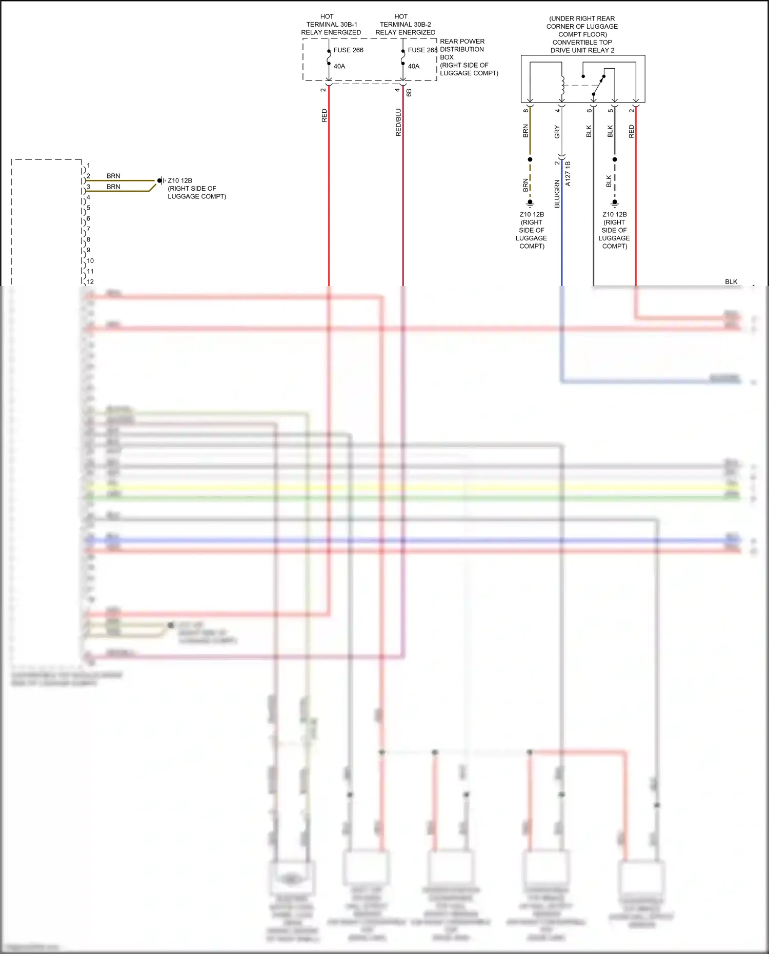Wiring diagram soft top stowed hall effect sensor for BMW M4 G82 (2020-2024) (1 of 1)