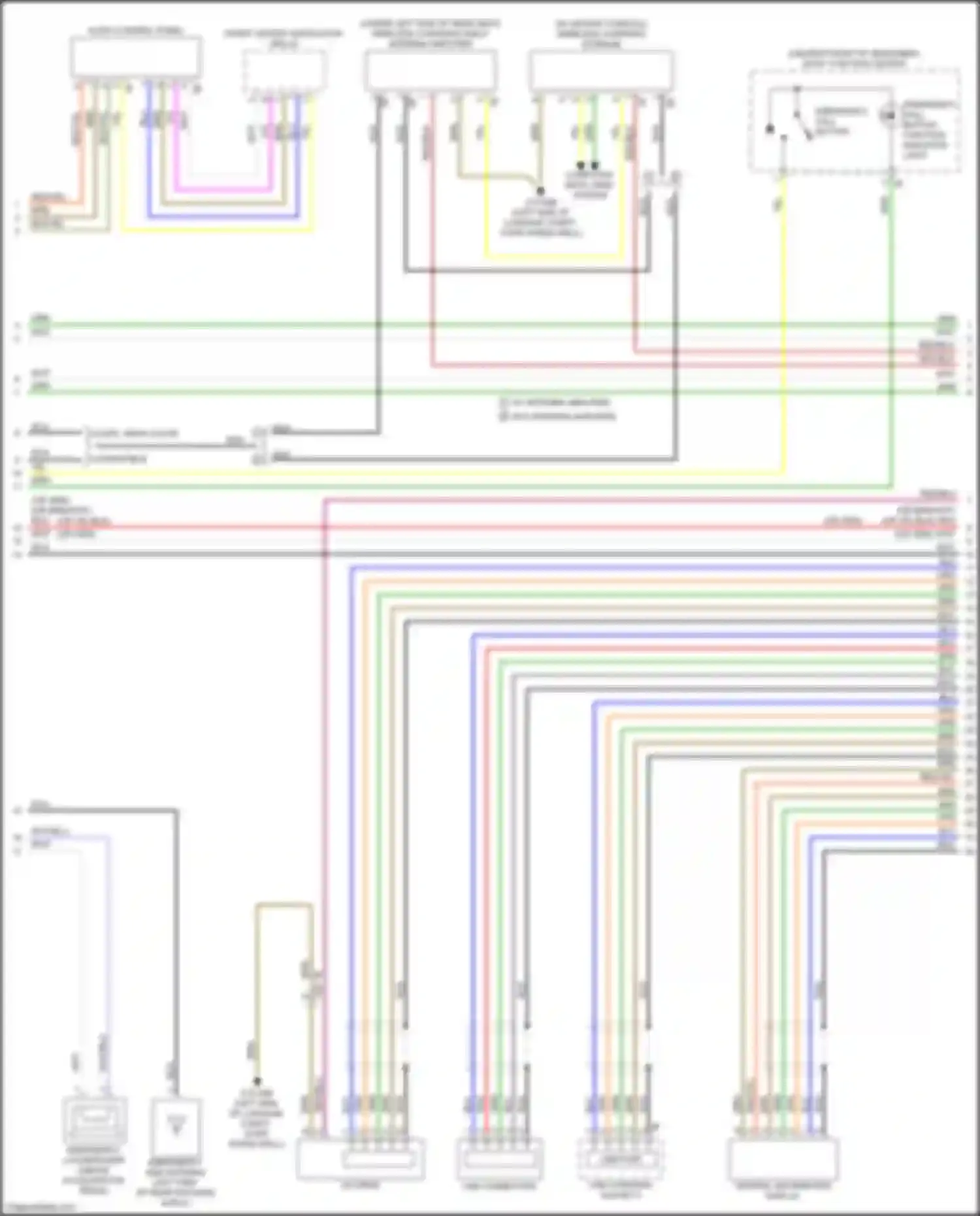 Wiring diagram usb connection for BMW M4 G82 (2020-2024) (3 of 6)