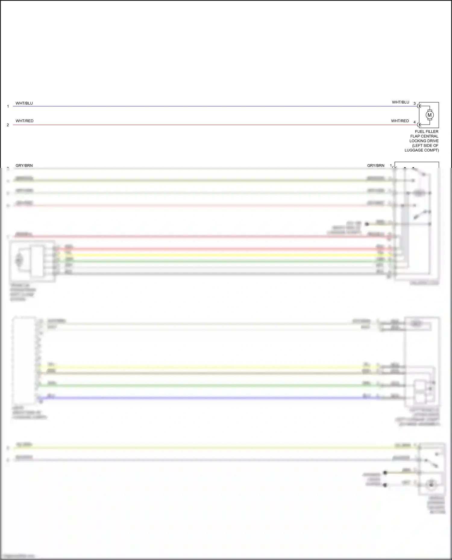 Wiring diagram vehicle interior tailgate button for BMW M4 G82 (2020-2024) (7 of 9)