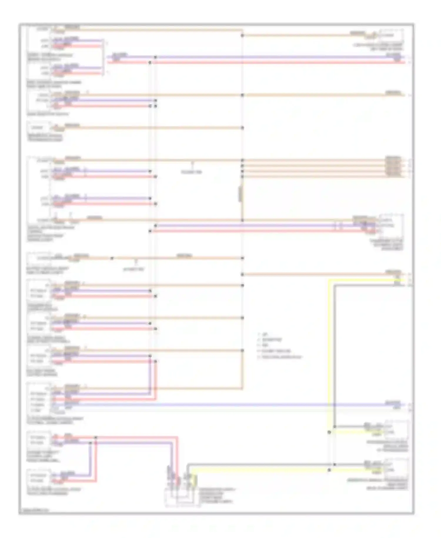 M5 BMW E60/E61 (2004-2010): Data bus circuit (1 of 3)