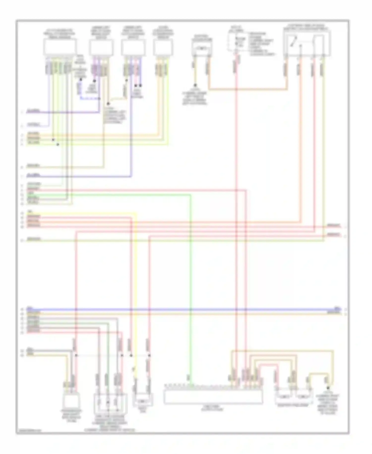 M5 BMW E60/E61 (2004-2010): Wiring diagram engine performance 5.0l (2 of 6)