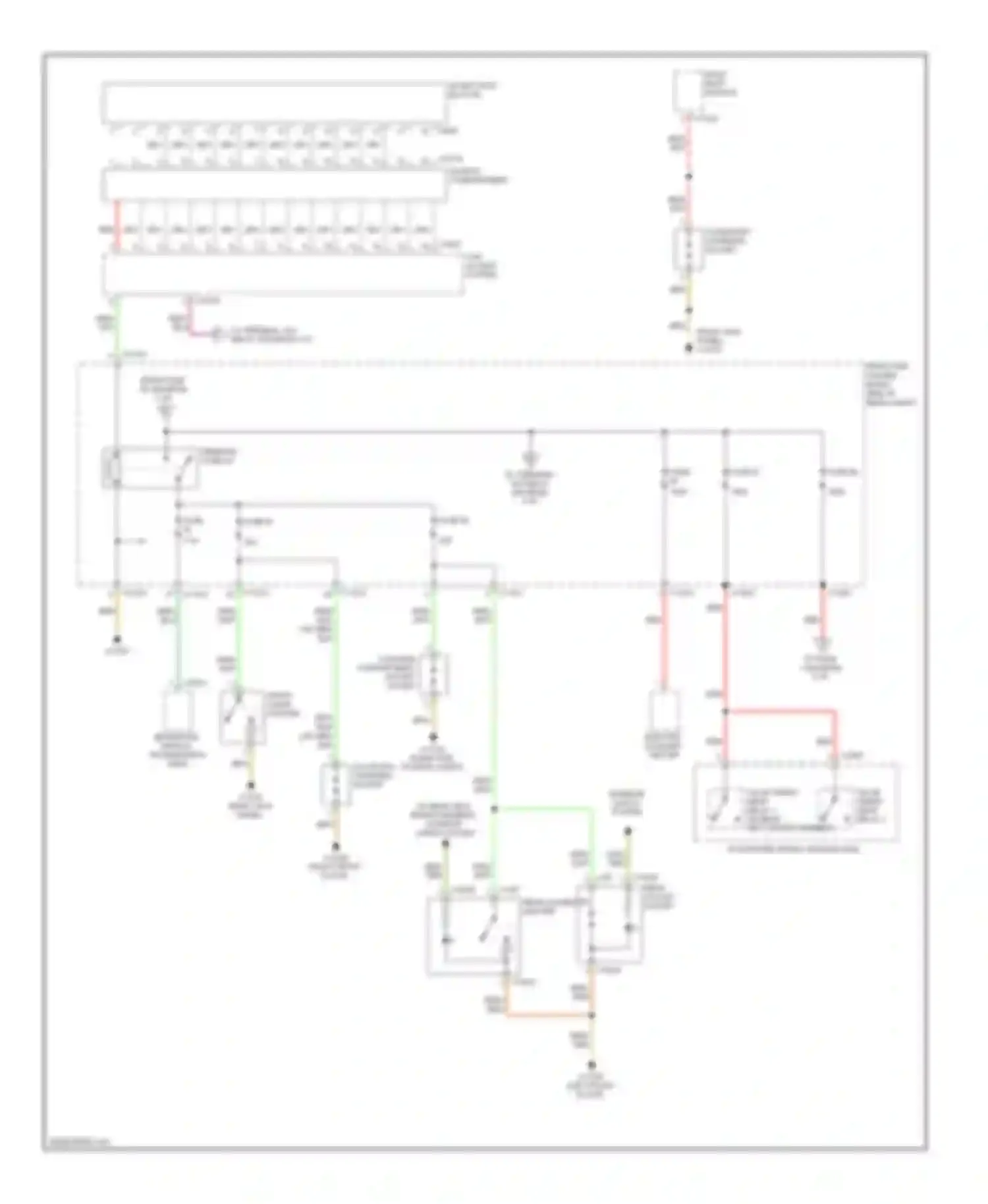 M5 BMW E60/E61 (2004-2010): Power distribution circuit (2 of 6)