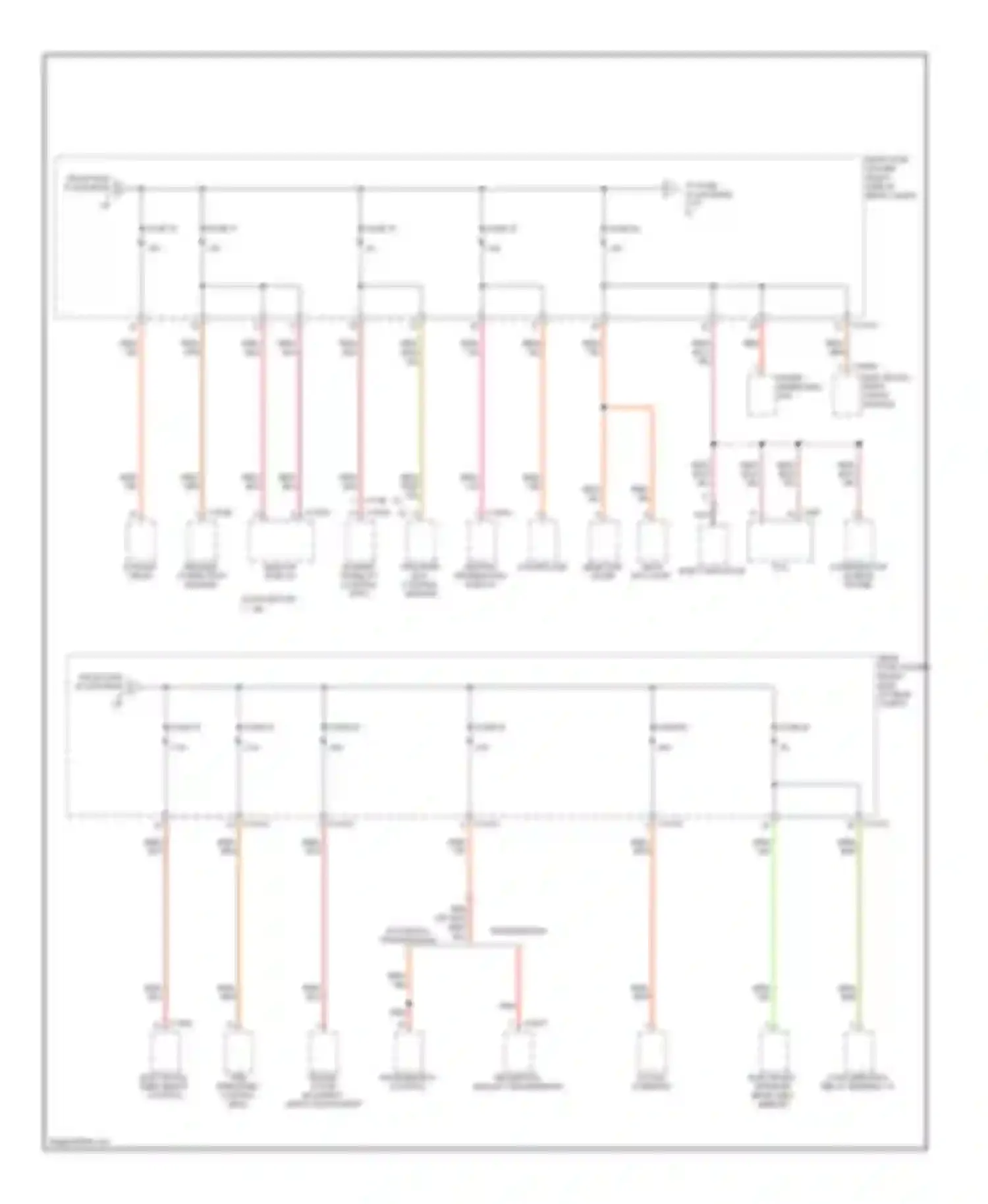M5 BMW E60/E61 (2004-2010): Power distribution circuit (4 of 6)