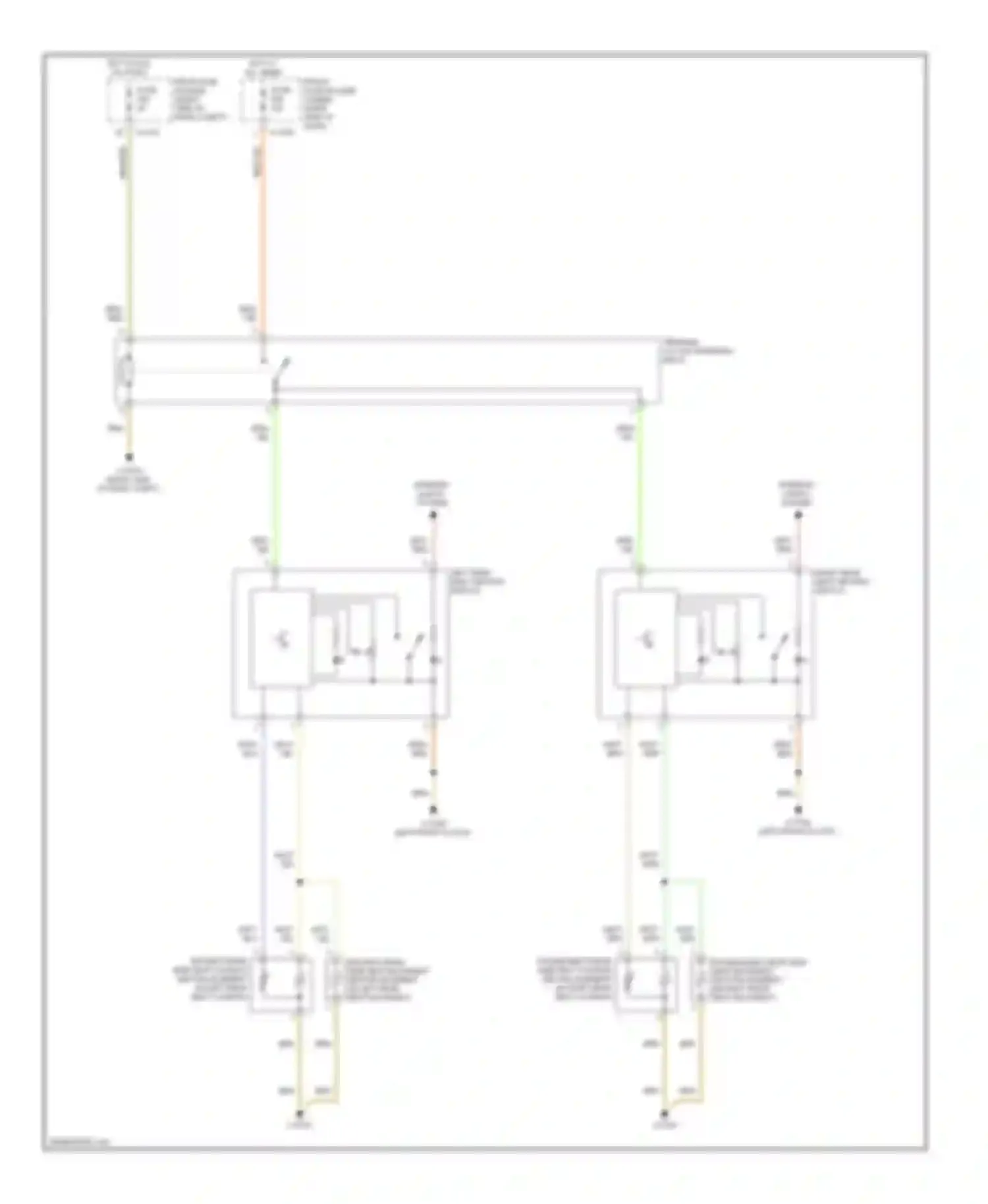 M5 BMW E60/E61 (2004-2010): Rear heated seats circuit