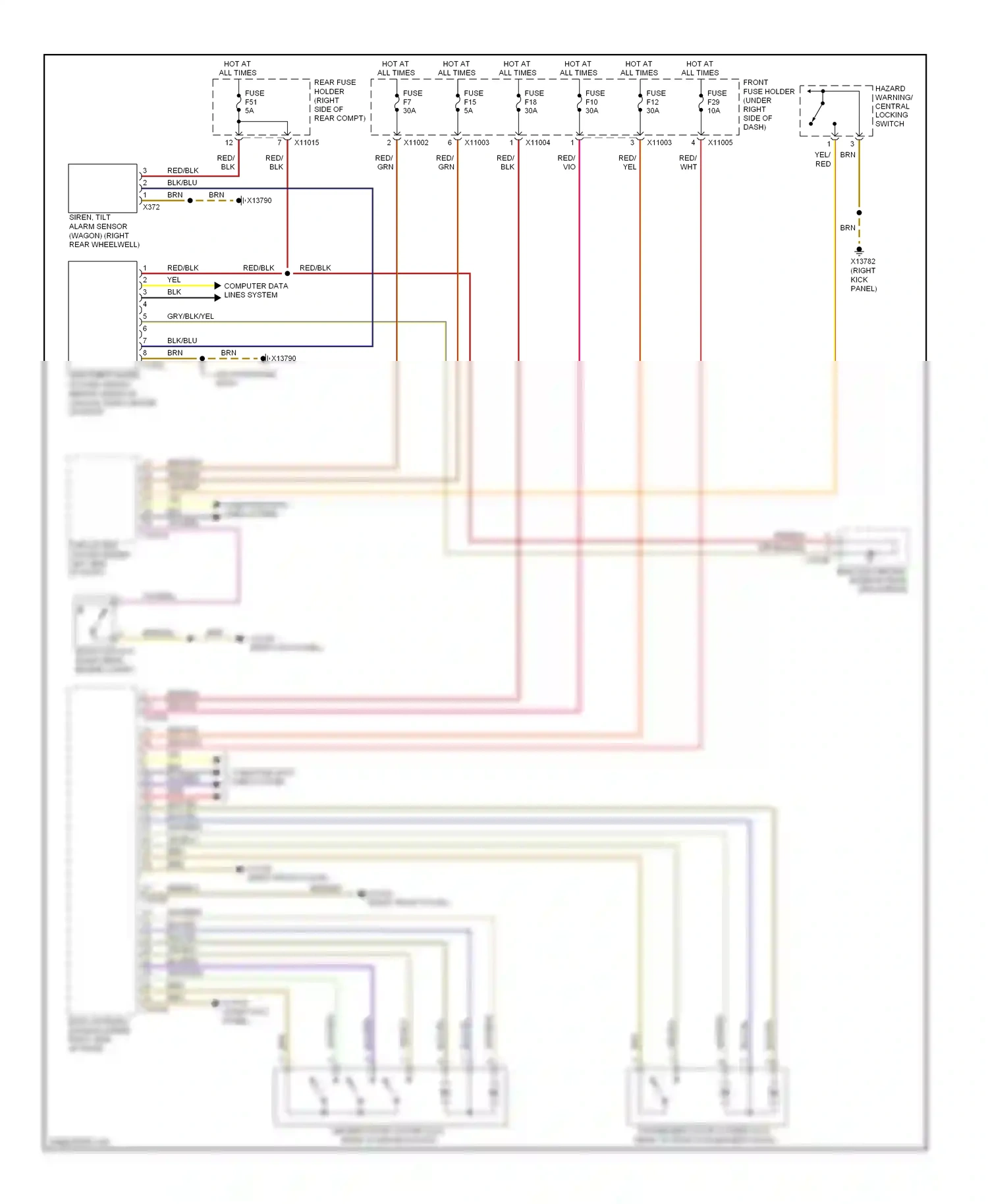Wiring diagram blk/blu for BMW M5 E60/E61 (2004-2010) (4 of 24)