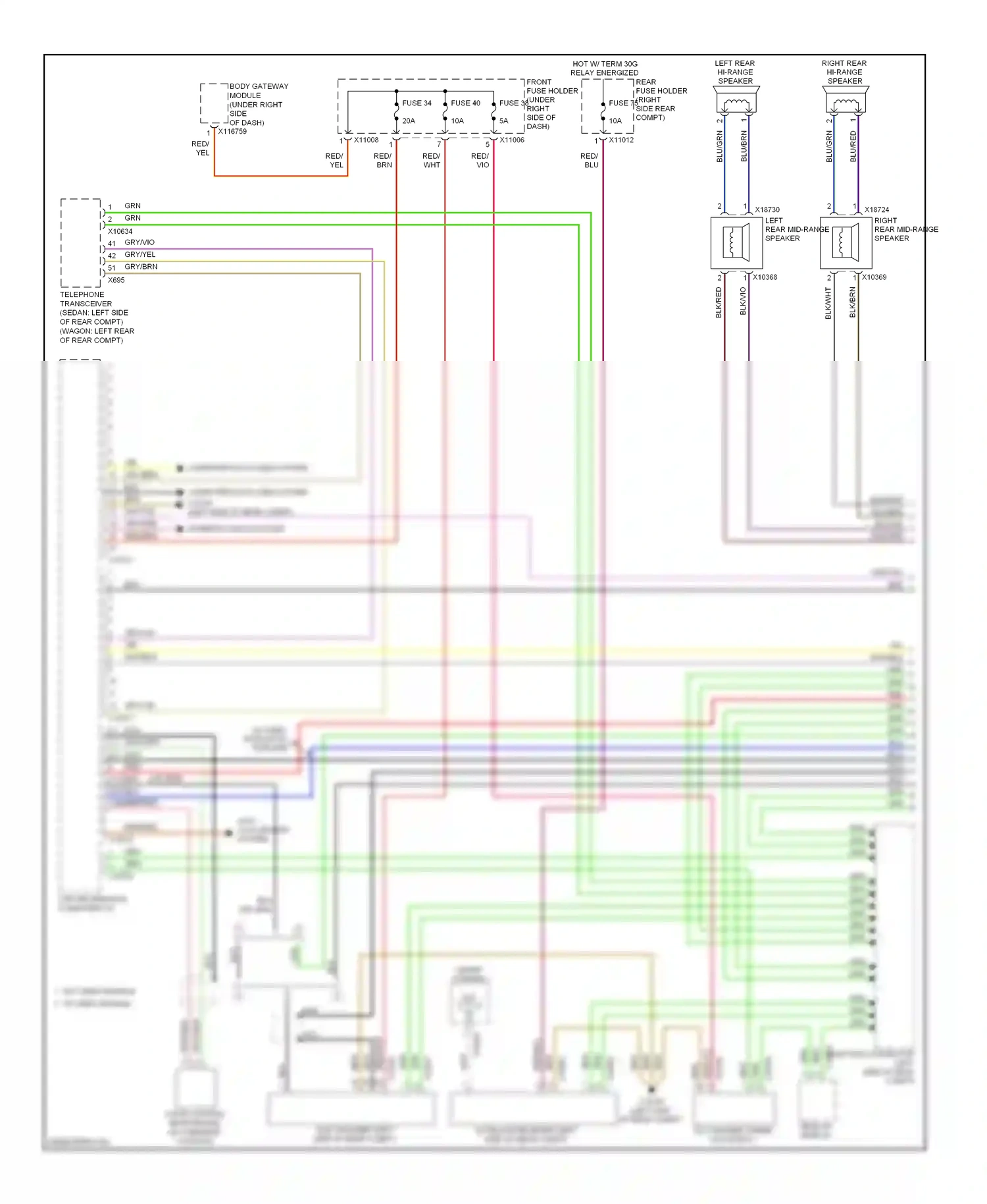 Wiring diagram blk/red for BMW M5 E60/E61 (2004-2010) (14 of 33)