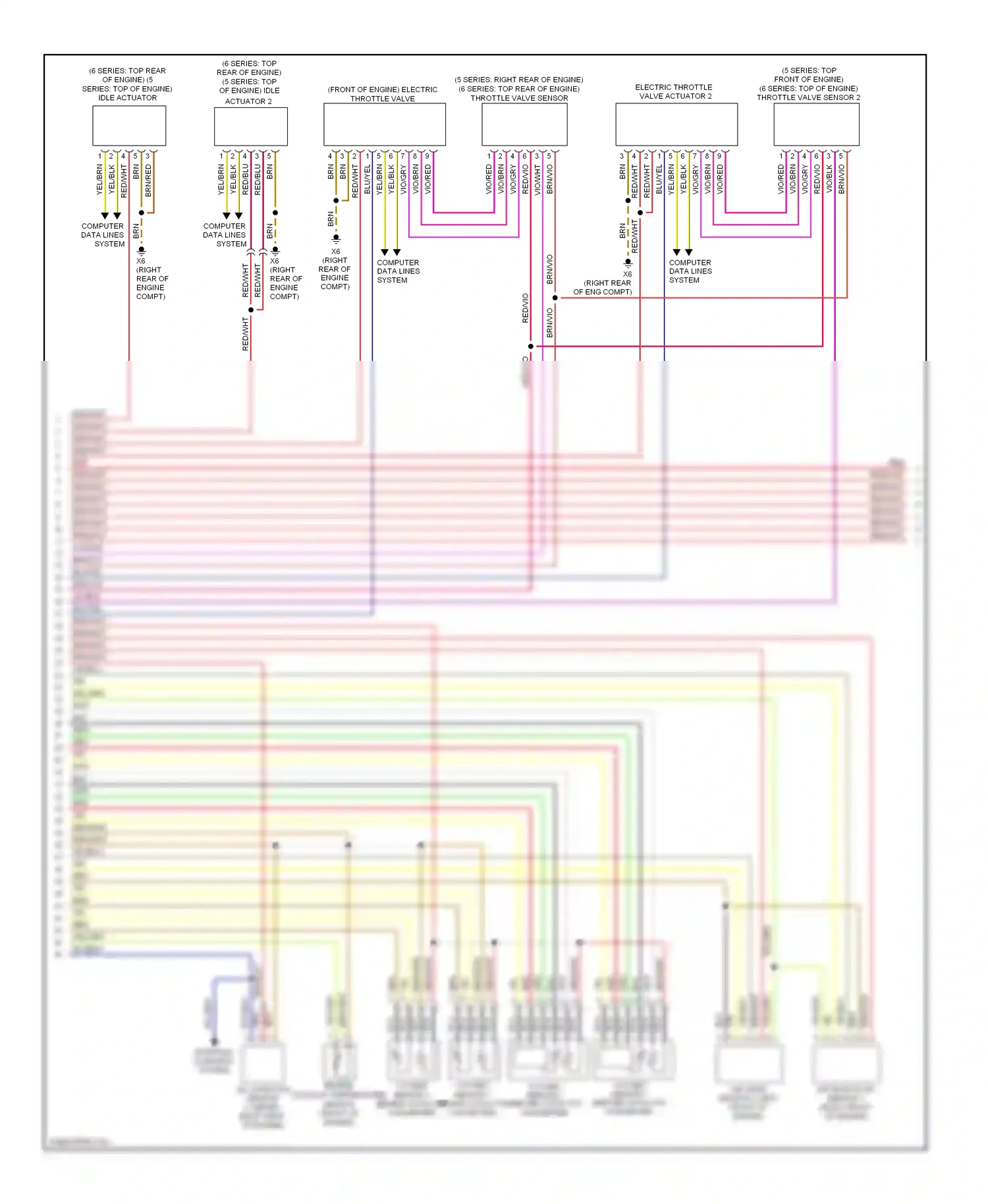 Wiring diagram blu/yel for BMW M5 E60/E61 (2004-2010) (19 of 38)