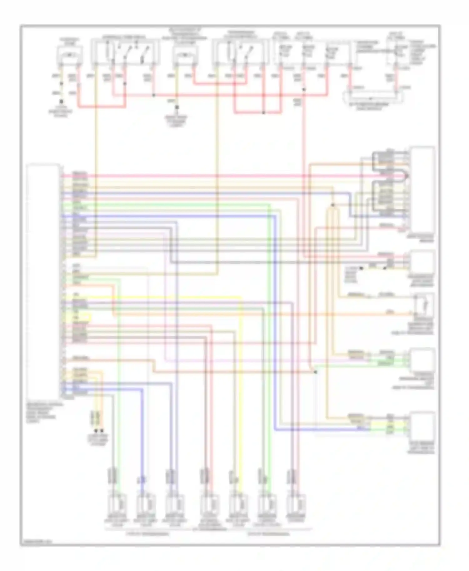 Wiring diagram b+ potential engine electronics for BMW M5 E60/E61 (2004-2010)