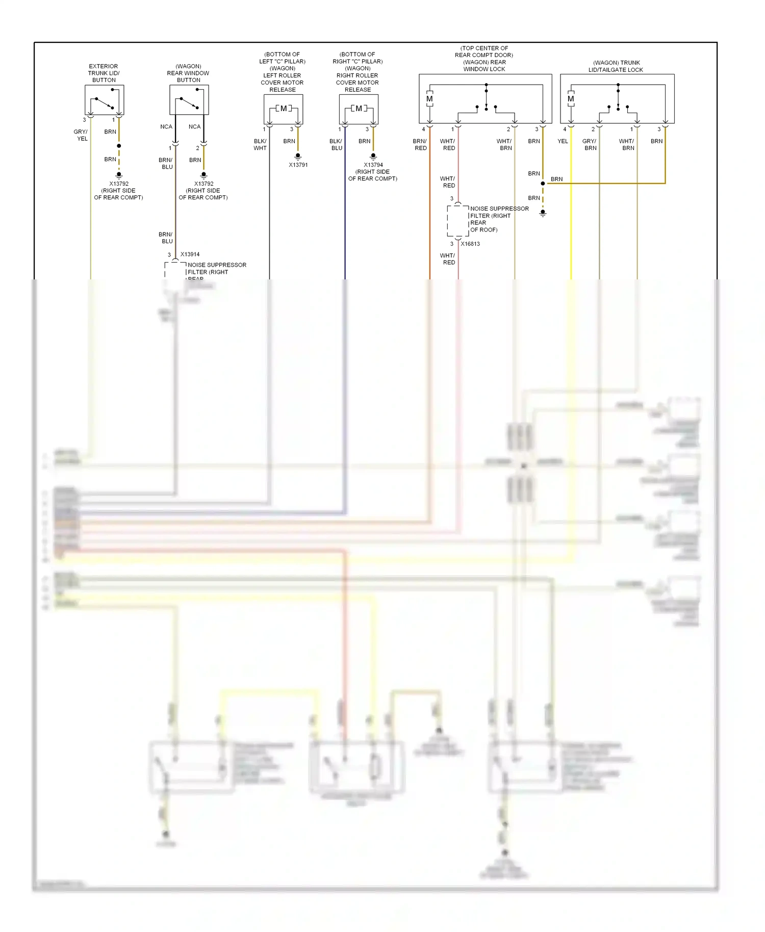Wiring diagram brn/blu for BMW M5 E60/E61 (2004-2010) (18 of 20)