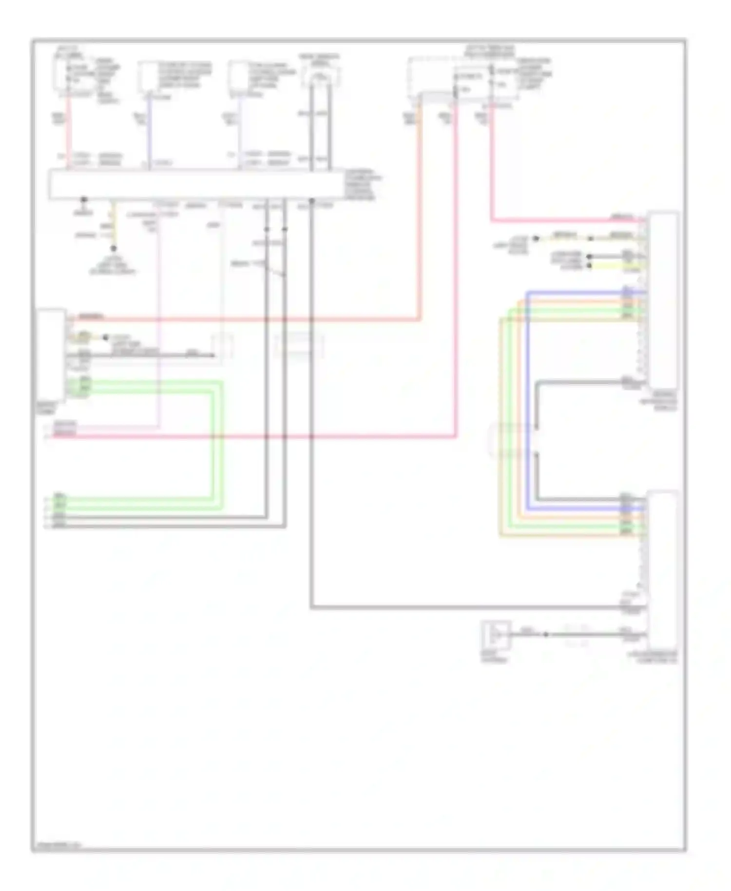 Wiring diagram car information computer cic for BMW M5 E60/E61 (2004-2010) (6 of 12)