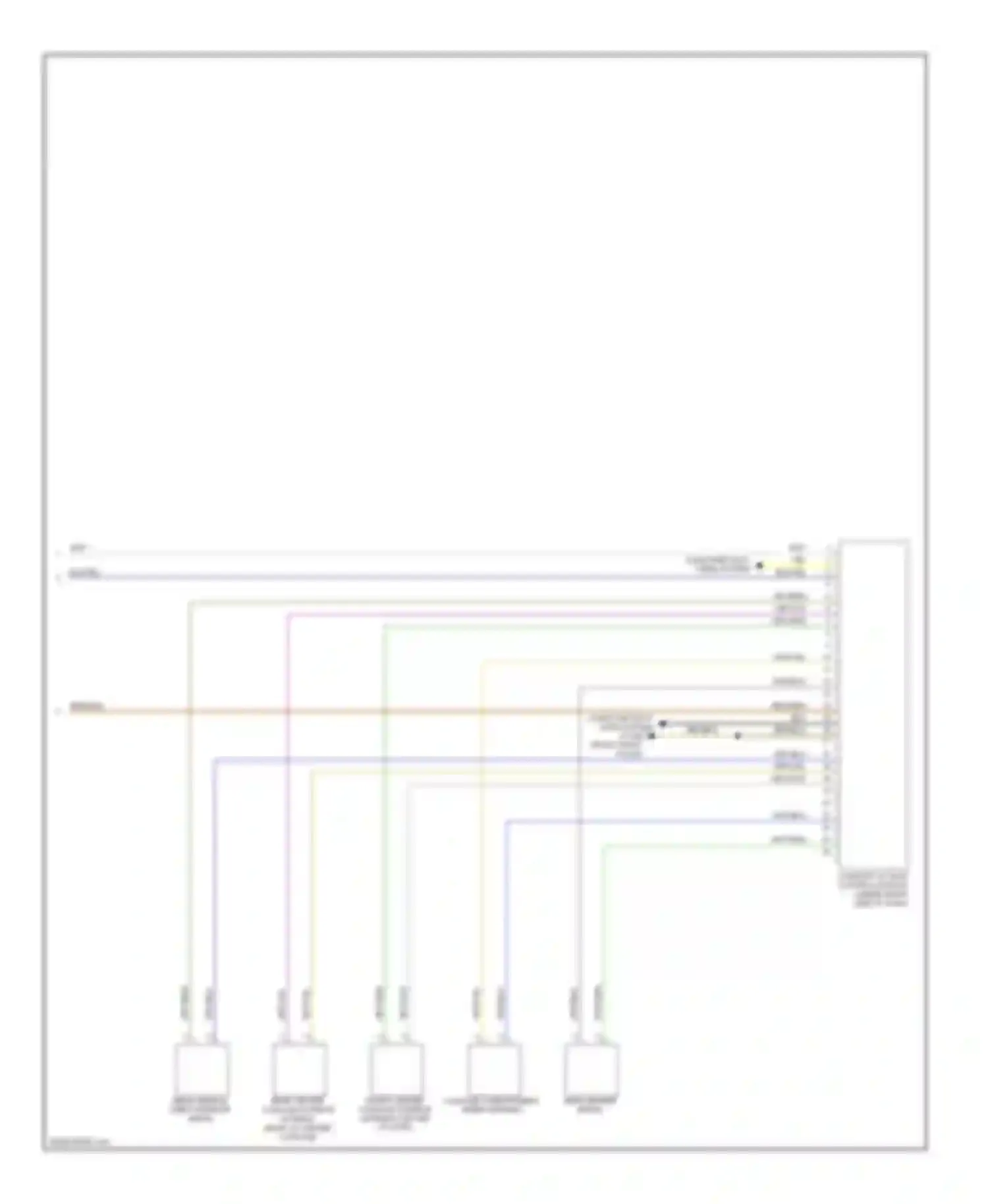 Wiring diagram computer data lines system for BMW M5 E60/E61 (2004-2010)