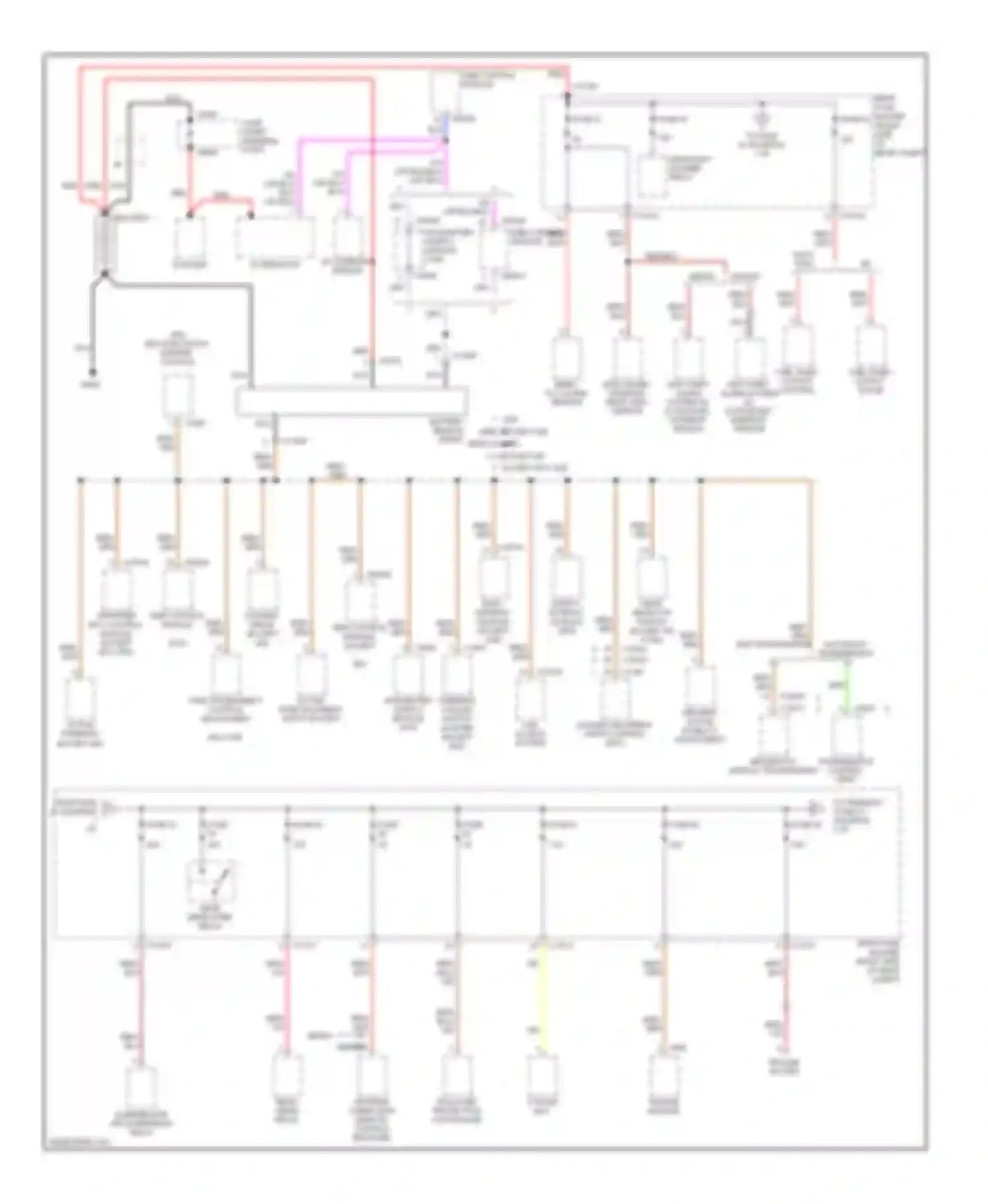 Wiring diagram dme control module (except for BMW M5 E60/E61 (2004-2010)