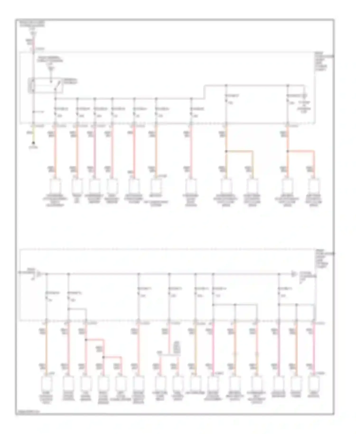 Wiring diagram far right range close sensor range sensor for BMW M5 E60/E61 (2004-2010)