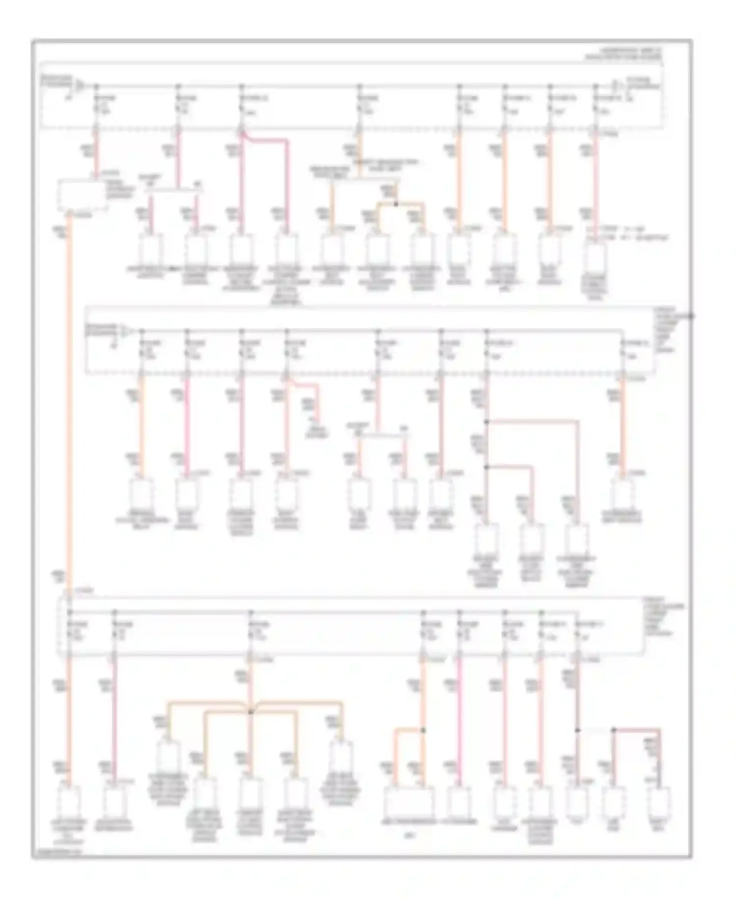 Wiring diagram fuse fuse for BMW M5 E60/E61 (2004-2010) (2 of 4)