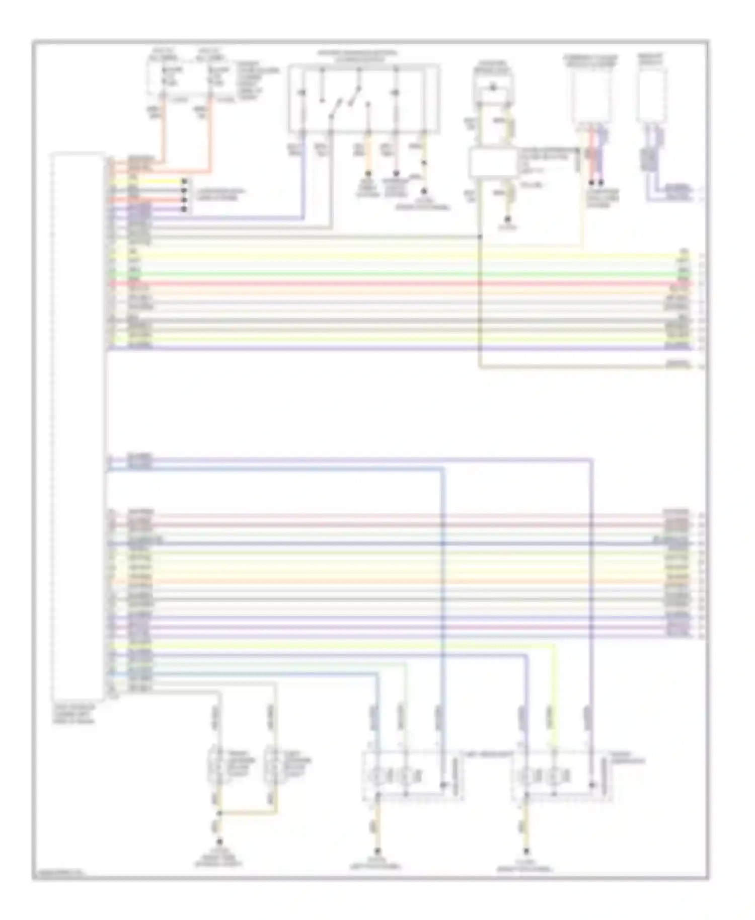 Wiring diagram steering column switch cluster for BMW M5 E60/E61 (2004-2010)