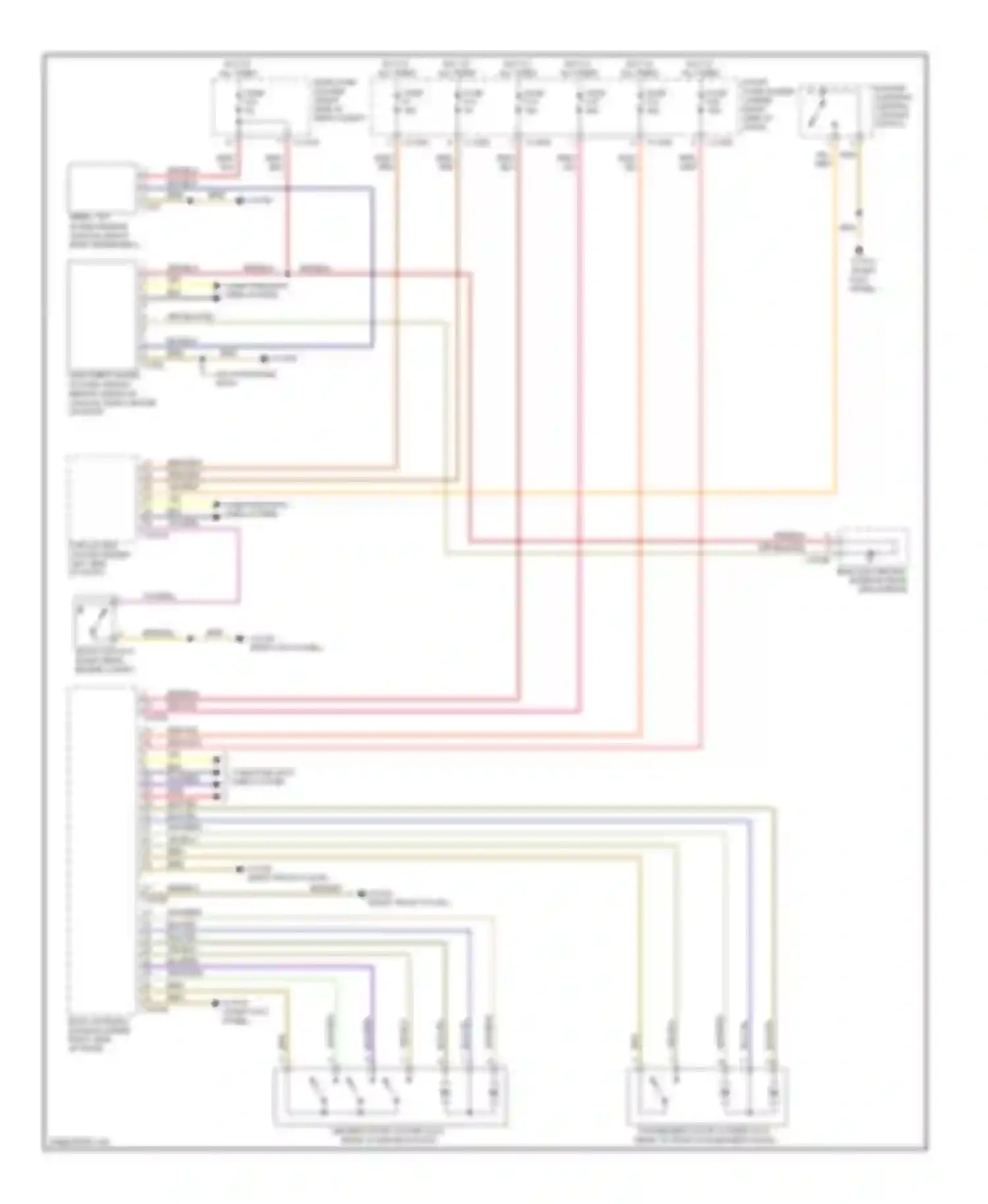 Wiring diagram computer data lines system for BMW M5 E60/E61 (2004-2010)