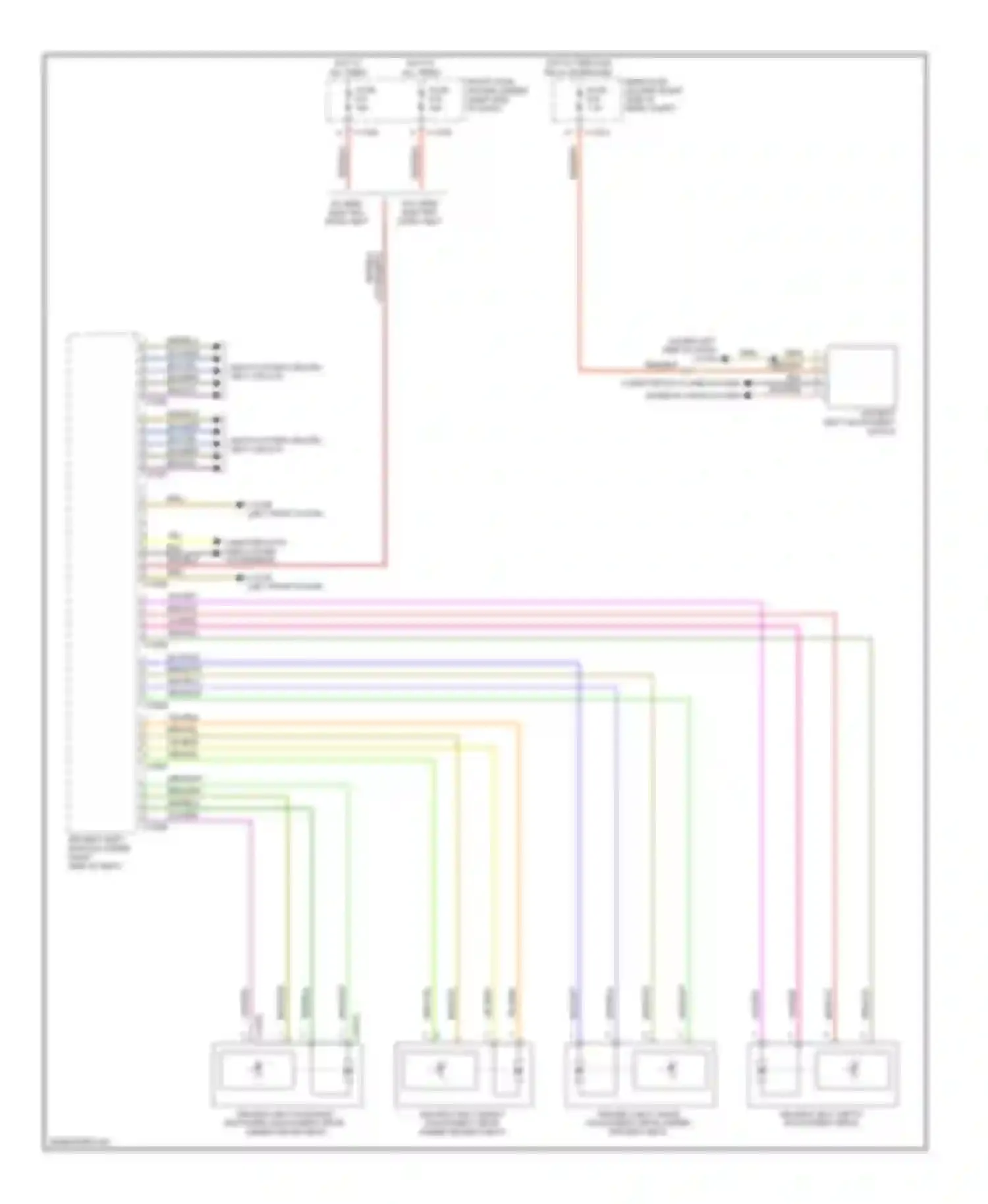 Wiring diagram computer data lines system for BMW M5 E60/E61 (2004-2010)