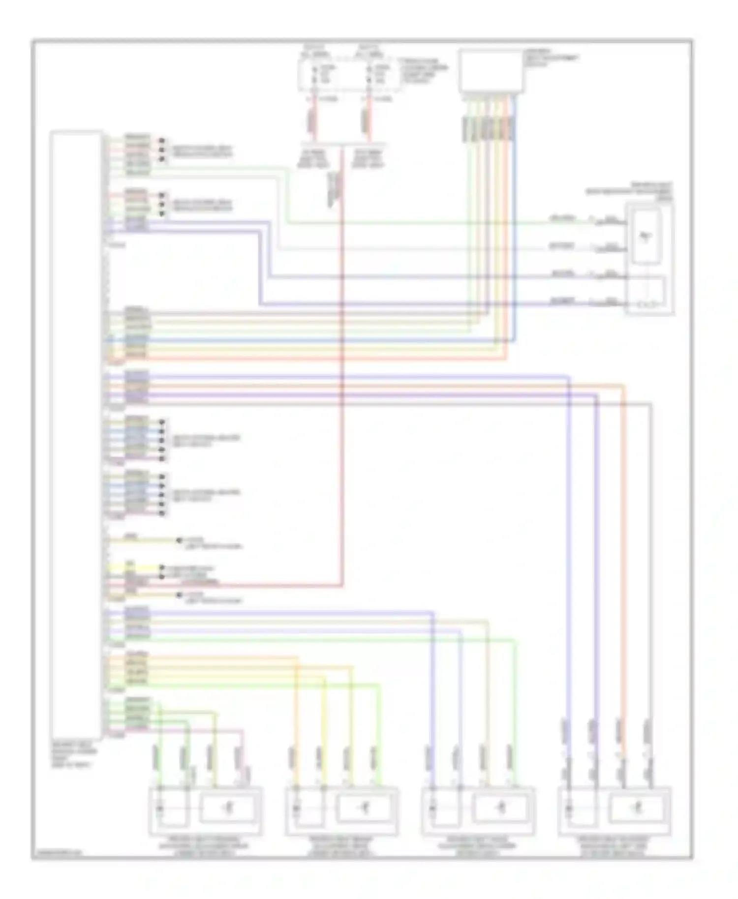 Wiring diagram computer data lines system for BMW M5 E60/E61 (2004-2010)
