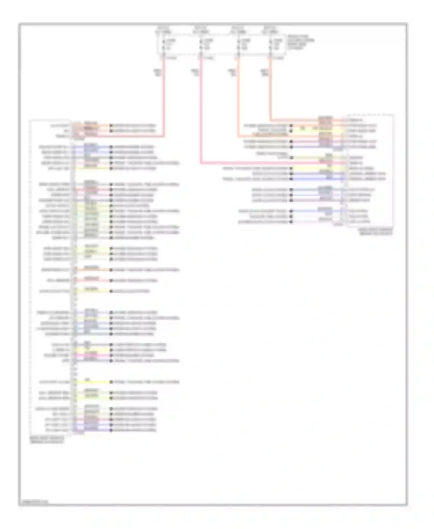 Wiring diagram power windows system power windows system for BMW M5 E60/E61 (2004-2010)