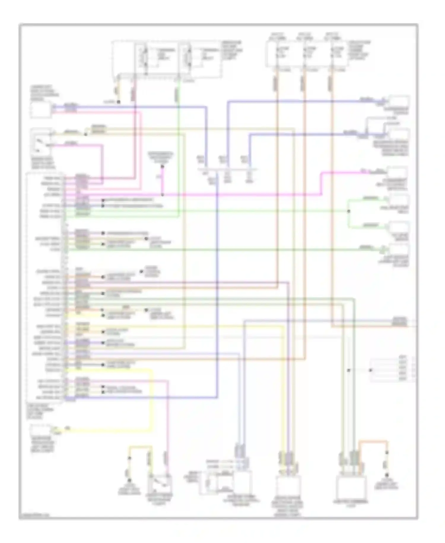 Wiring diagram computer data lines system for BMW M5 E60/E61 (2004-2010)